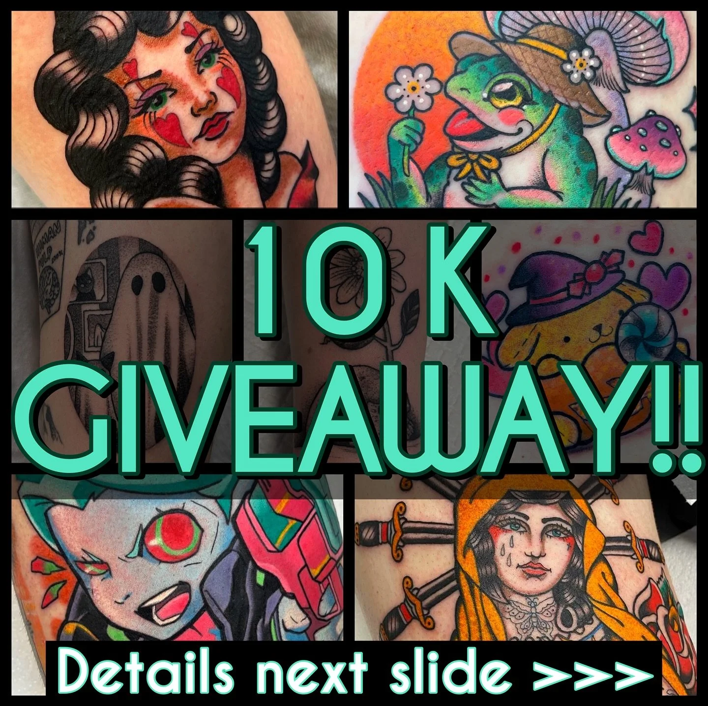 ‼️10K GIVEAWAY‼️

To celebrate 10,000 followers we are doing a little giveaway by popular demand!

1ST PRIZE - $200 Fable Tattoo voucher redeemable with any of our artists
2ND PRIZE - Fable Tee + Tote combo

Entering is easy! 👇

1️⃣ FOLLOW our page 