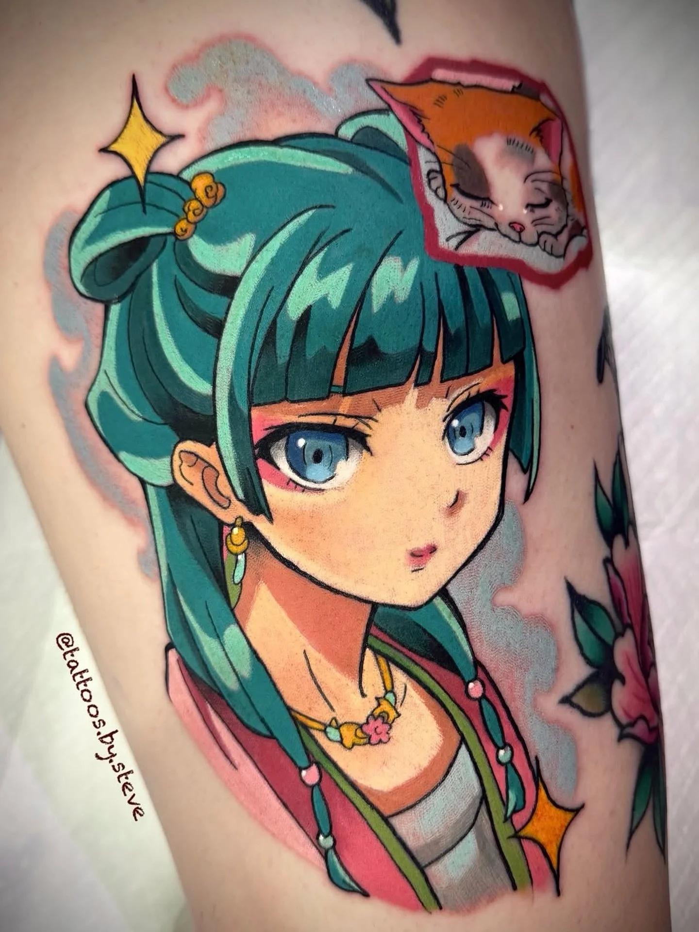 @tattoos.by.steve Maomao, from The Apothecary Diaries
Done @theirongatetattooconvention
.
.
.
.
.
#maomaotattoo #theapocatherydiaries #animetattoobrisbane #brisbanetattoo #fabletattoo