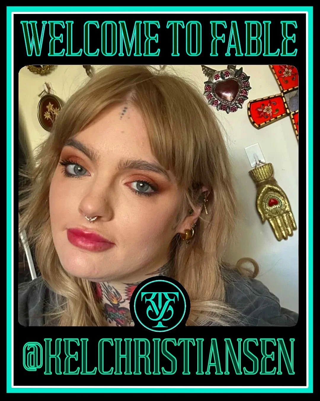 ❣️NEW ARTIST ANNOUNCEMENT❣️

Over the moon to announce the croc queen @kelchristiansen will be continuing on as a resident artist here at Fable after her recent guest spot 🐊 💫
Please give her a warm welcome, check out her page and give her a follow