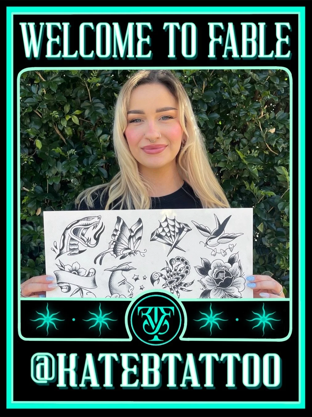 ❣️NEW ARTIST ANNOUNCEMENT❣️

We are super excited to introduce the newest member of Fable Tattoo, @katebtattoo 💗

Kate loves most to take on traditional style tattoos in black or in colour, and has lots of incredible designs ready to tattoo!⚡️

Plea