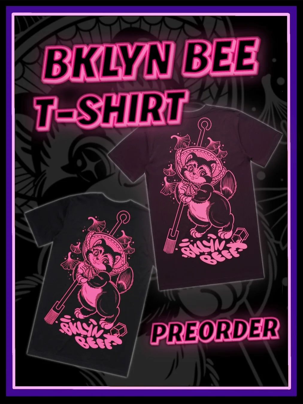 @bklynbeee tees are on the way!! 💫

💗in 2 colourways - Pink on black // Pink on plum

Pre-orders are open from now until next Saturday, please DM @fable.tattoo with your

- Name
- Address (if being posted) or pickup
- Size
- Colourway

to pick one 