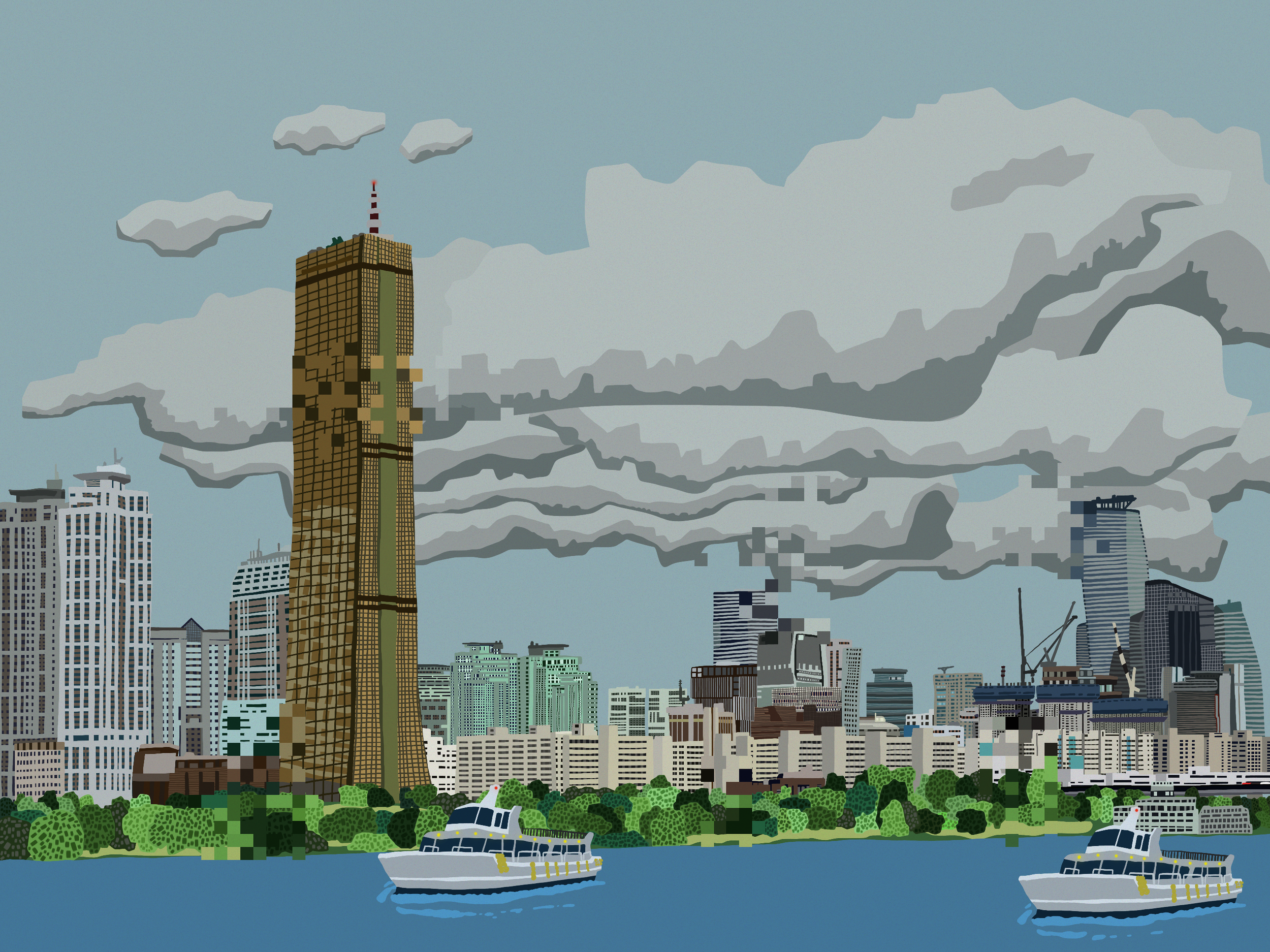 Goyong, Seoul, 2023, Mixed media