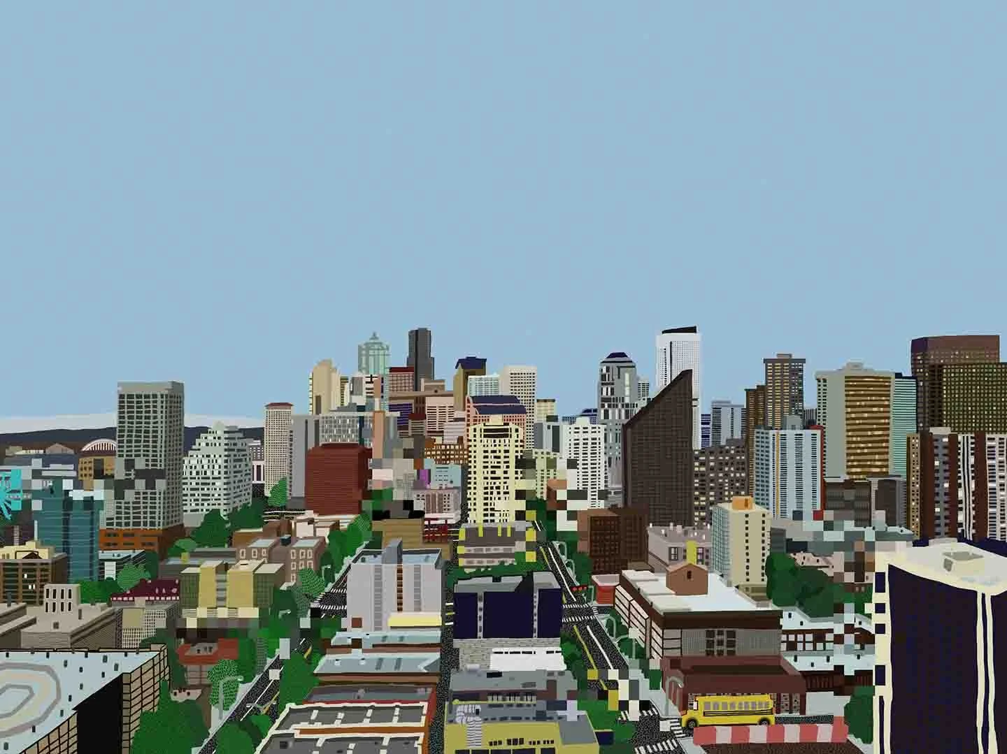 Goyong, City, 2022, Mixed media