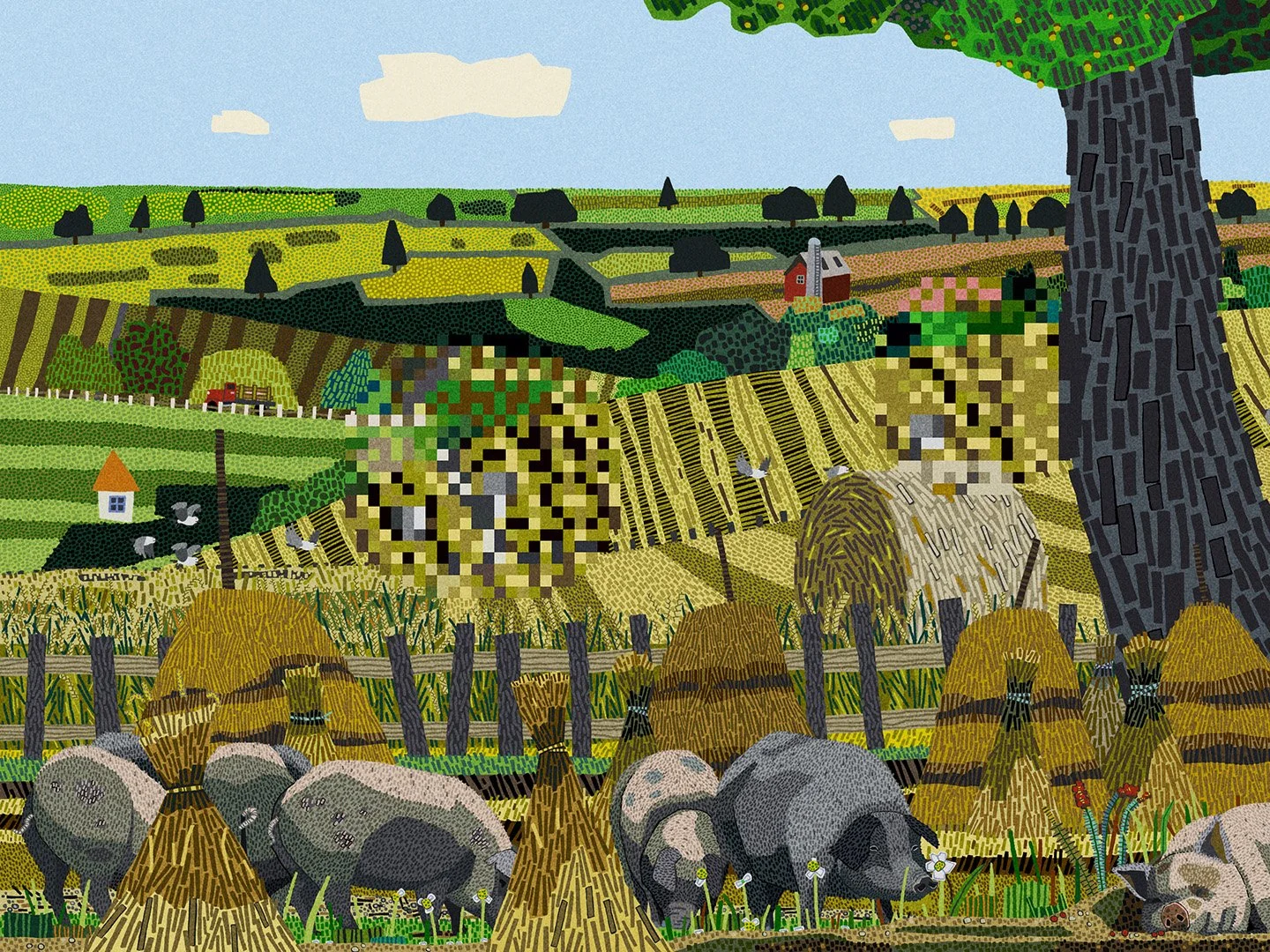 Goyong, How to live, 2024, Mixed media