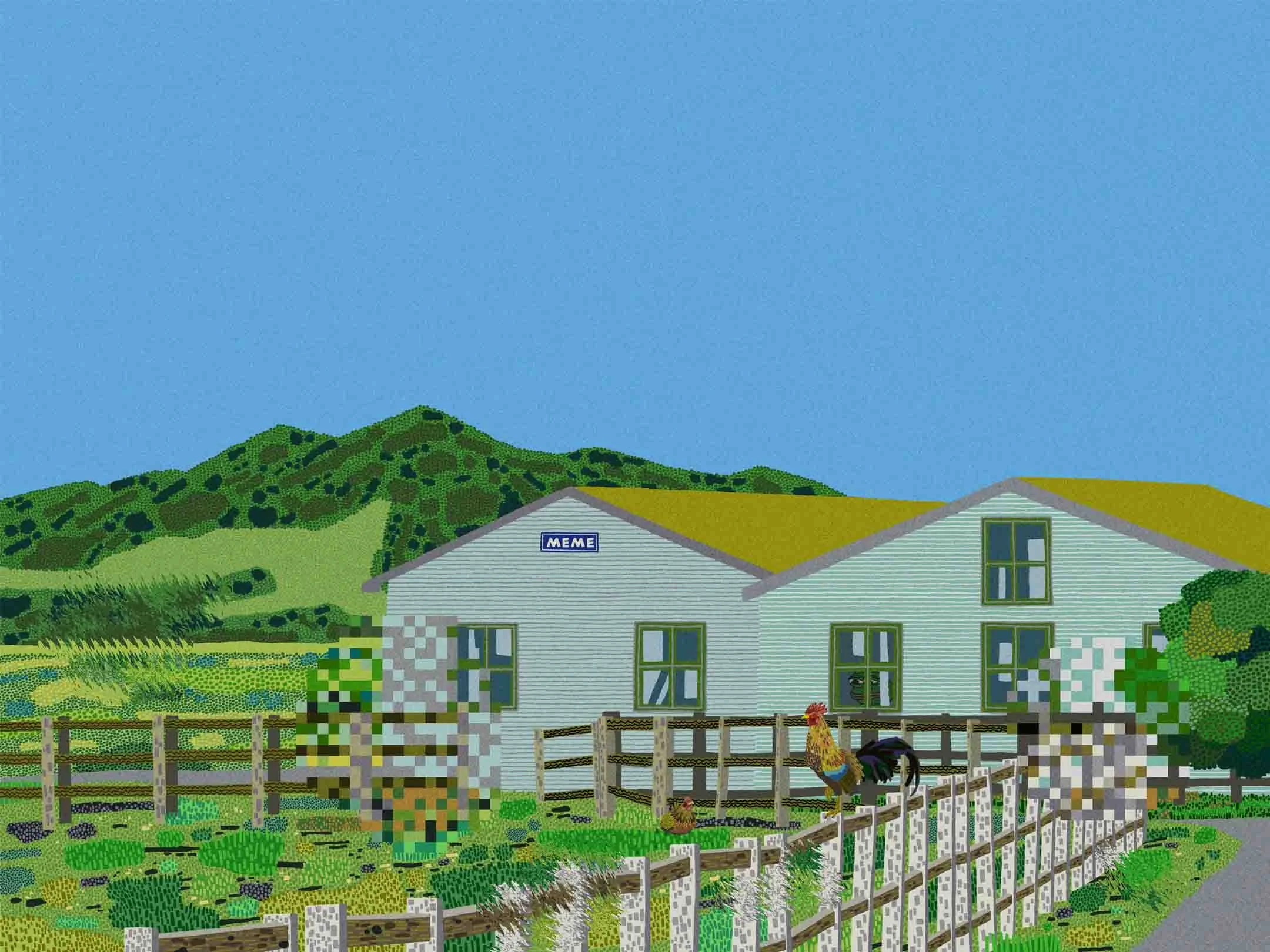 Goyong, Ranch, 2023, Mixed media