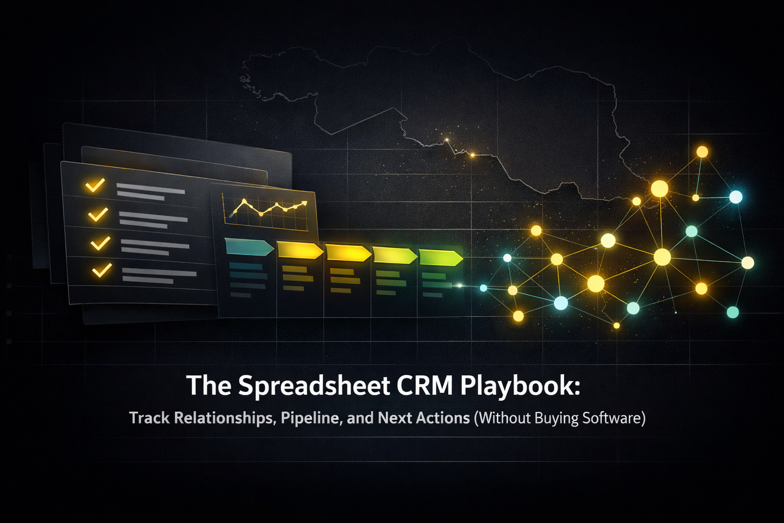 The Spreadsheet CRM Playbook: Track Relationships, Pipeline, and Next Actions (Without Buying Software)