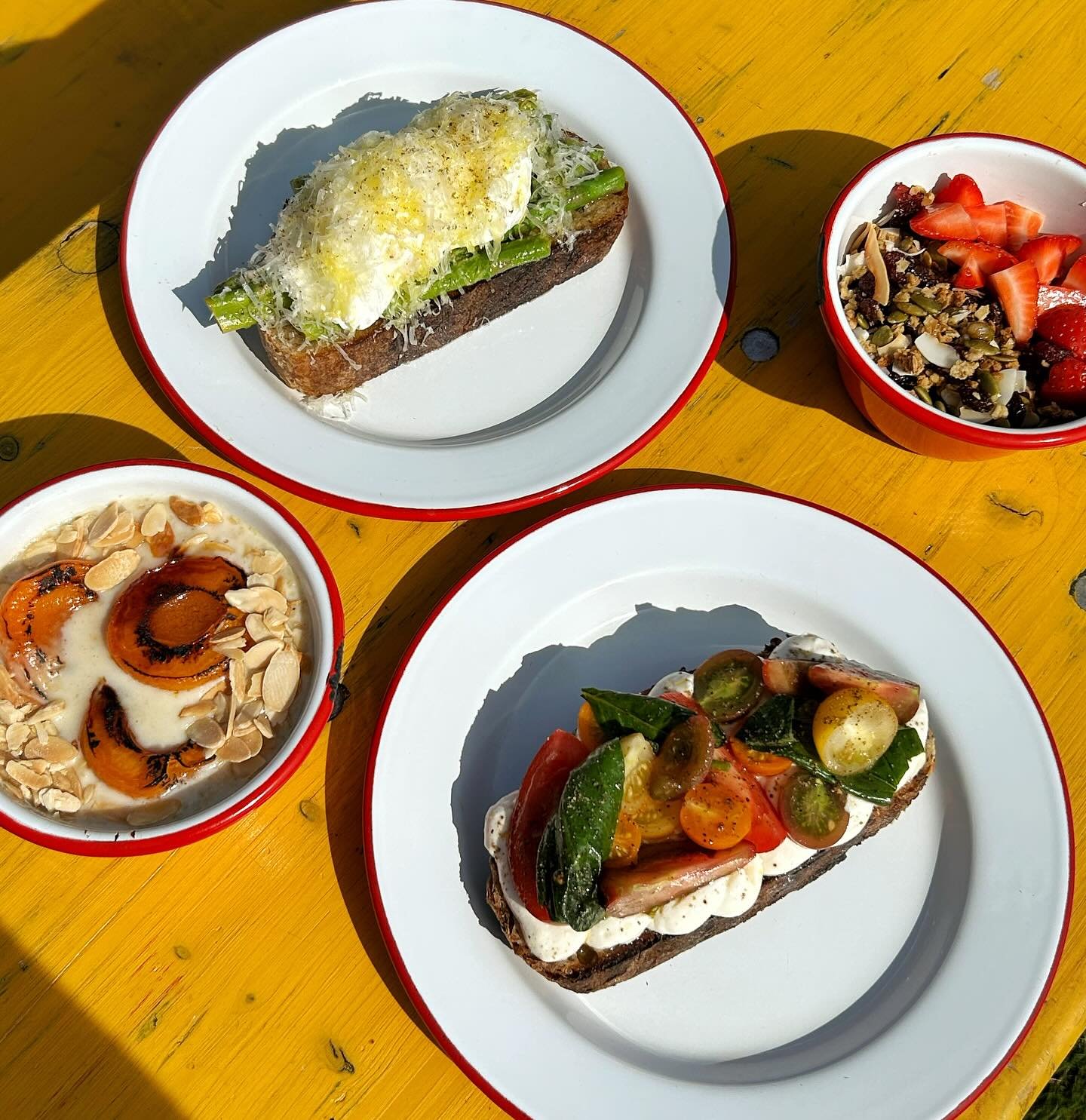 RIGHT WE&rsquo;RE OUT FOR DINNER TO CELEBRATE LUCIA&rsquo;S BIRTHDAY (YES I KNOW STILL CELEBRATING) SO LET&rsquo;S GET THIS IN BEFORE WE HAVE ONE TOO MANY

JUNE&rsquo;S BREAKFAST MENU!!!!!!!

BREAKFAST

WEEKDAYS 8-11
WEEKENDS 8-10:30

SOURDOUGH TOAST