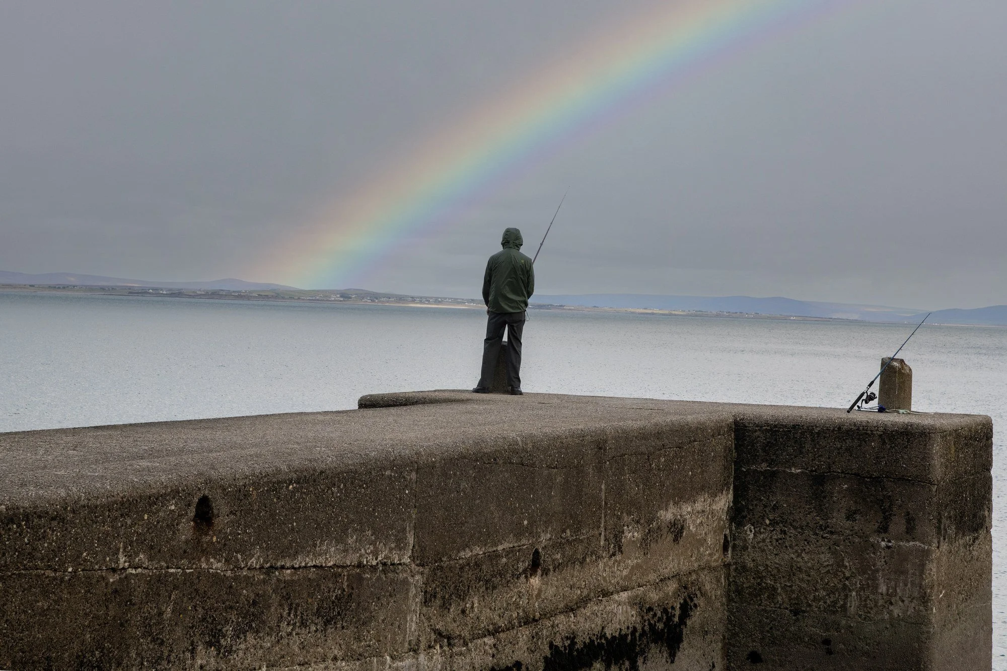 MMD_5690 · Pier rainbow, Achill Island, Co. Mayo