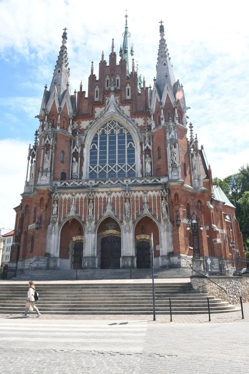 MAC_5432 · Neo-Gothic brick church, Krakow, Poland