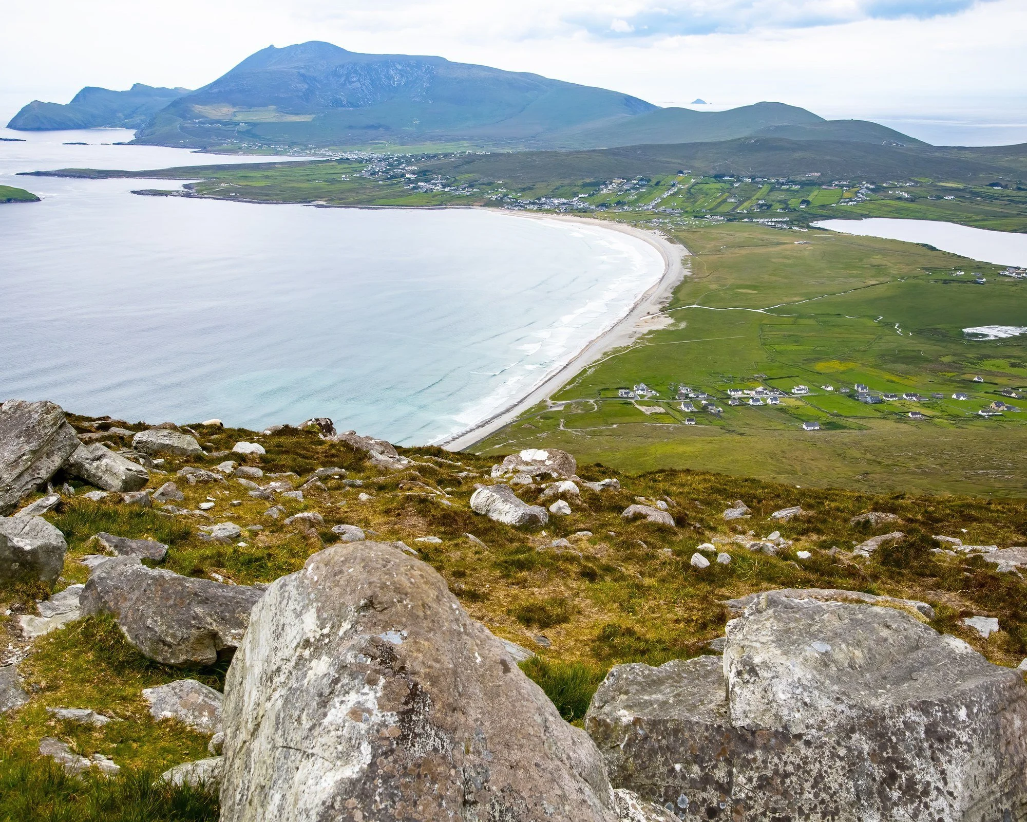 MMD_6995 · Keel Bay from the hillside, Achill Island, Co. Mayo