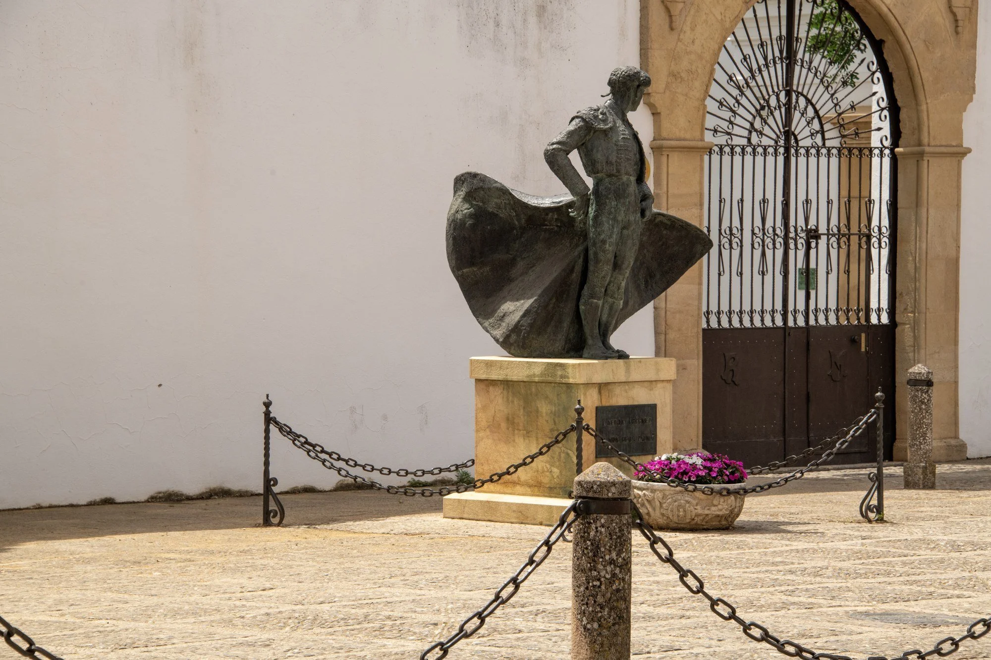 MAC_4392 · Matador statue at the bullring, Plaza de Toros, Ronda, Spain