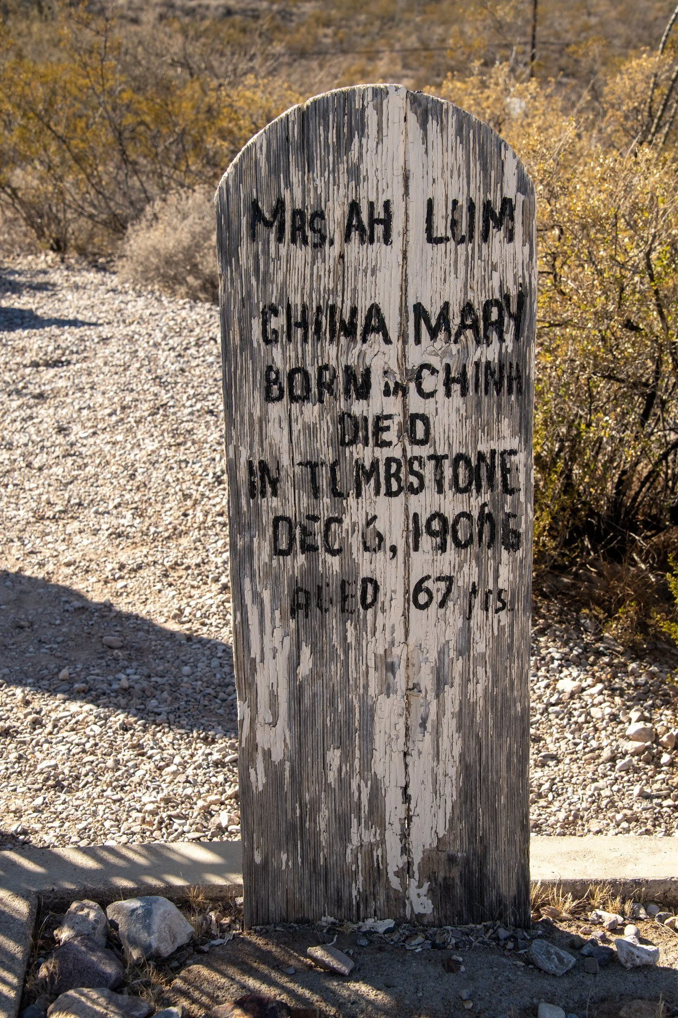 MAC_3094 · China Mary, Boothill Graveyard, Tombstone, Arizona