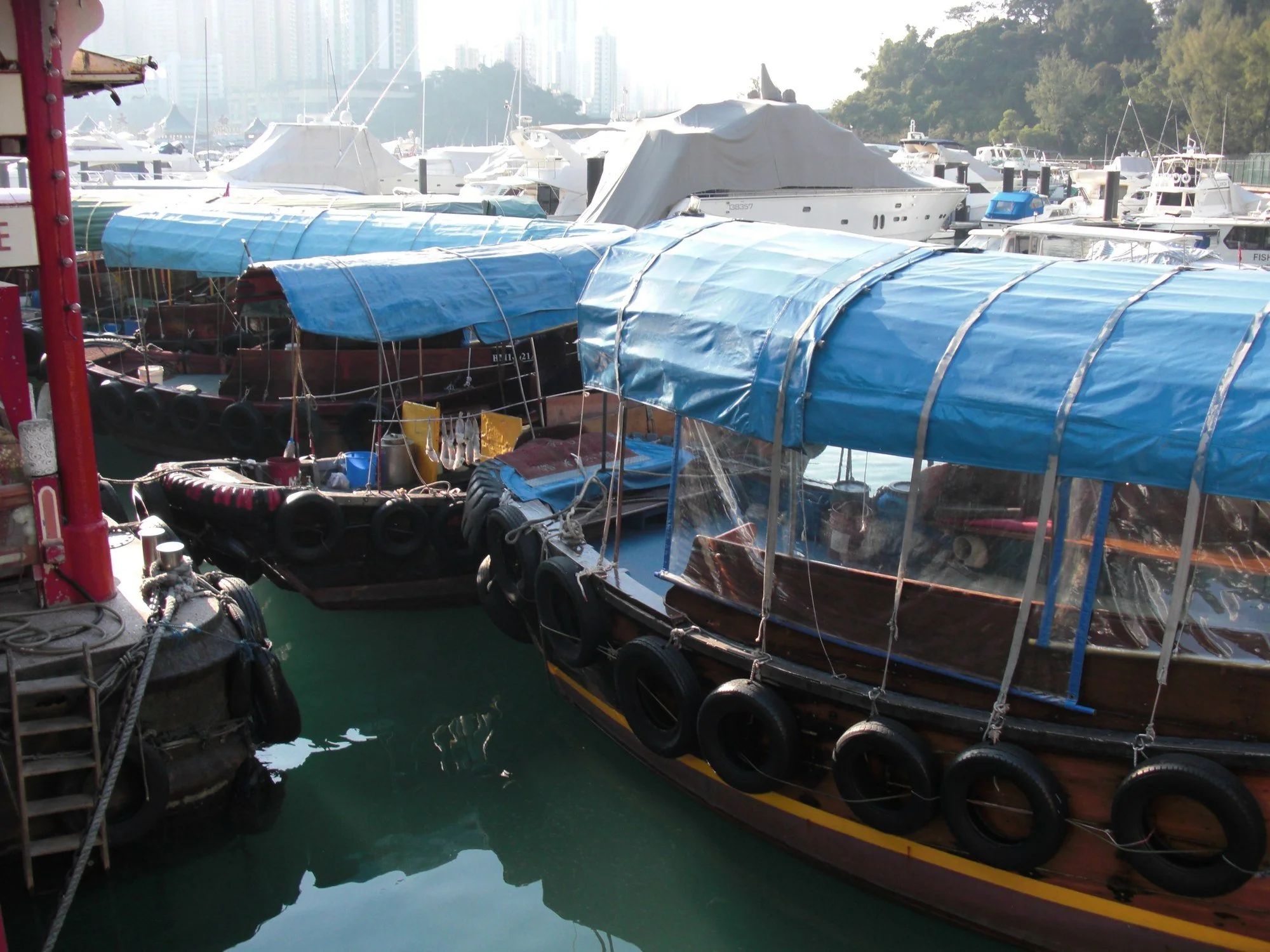 CIMG0385 · Sampans in the harbour, Hong Kong