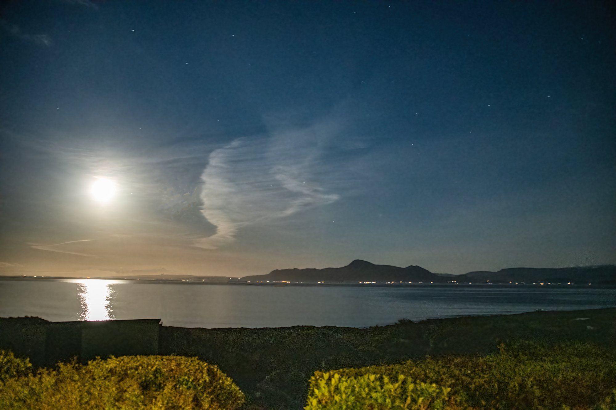 MMD_9886 · Full moon over the bay, Co. Mayo