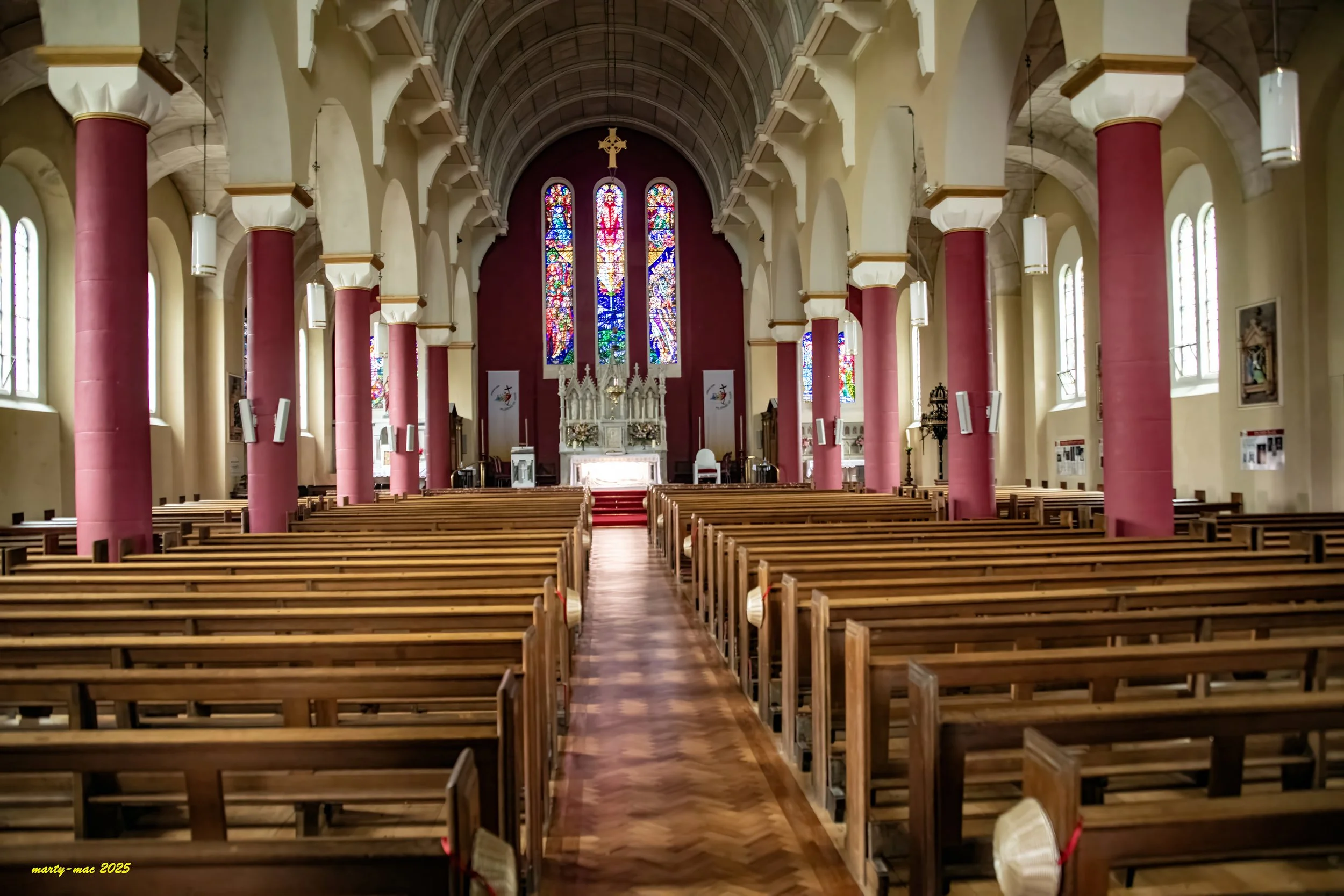 Irish church interior