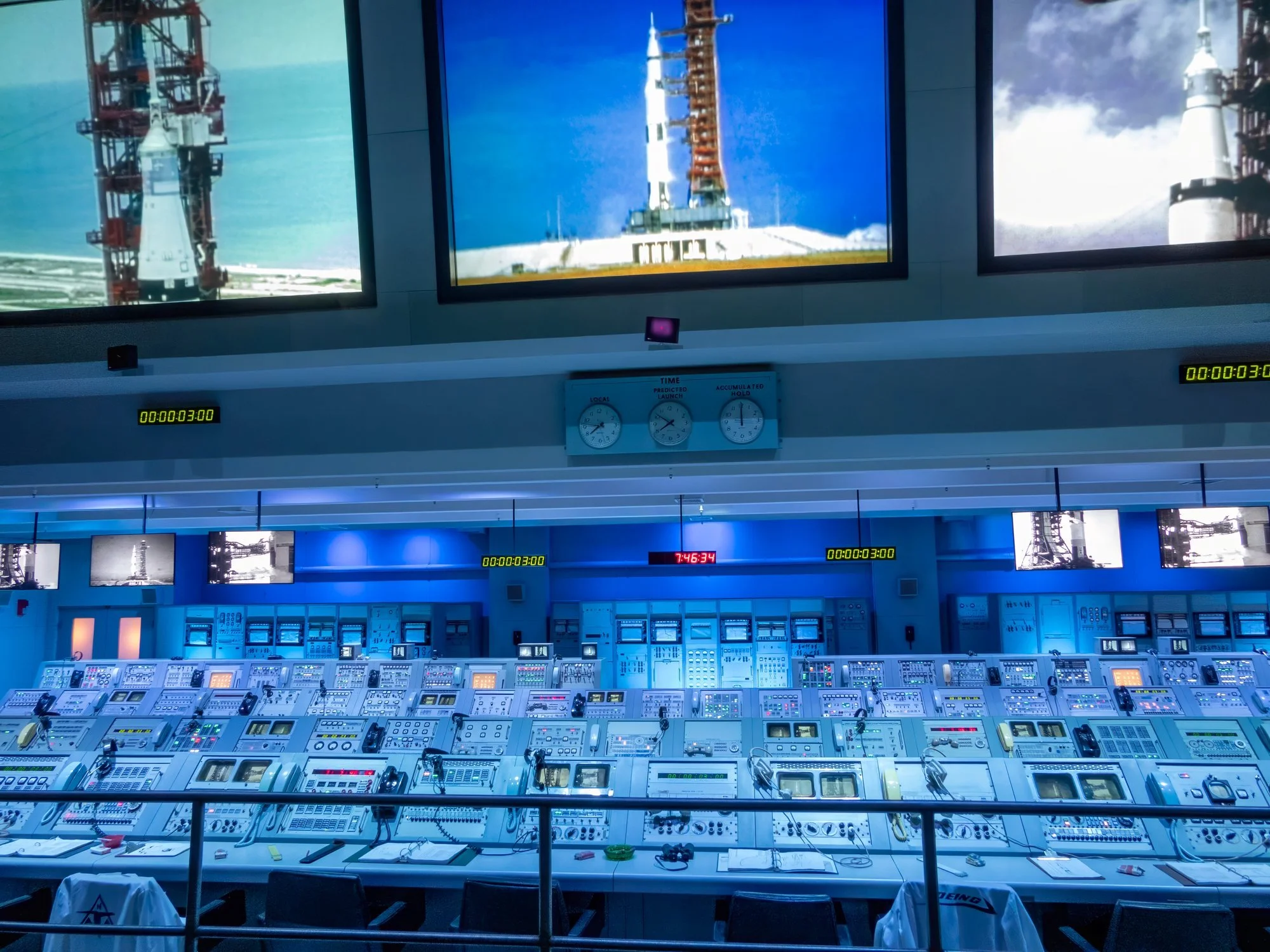 DSCN_0325 · Apollo launch control room, Kennedy Space Center, Florida