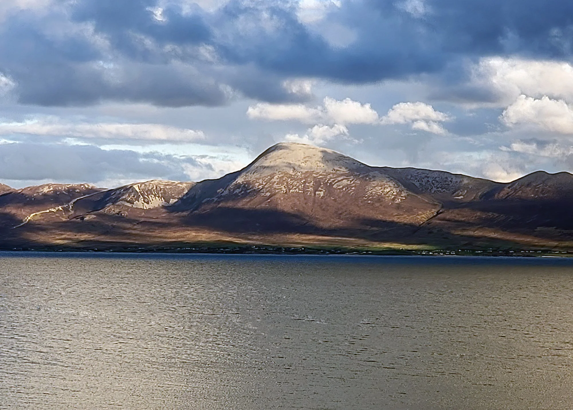 THE-REEK-IN-BROWN · The Reek in brown, Croagh Patrick, Co. Mayo