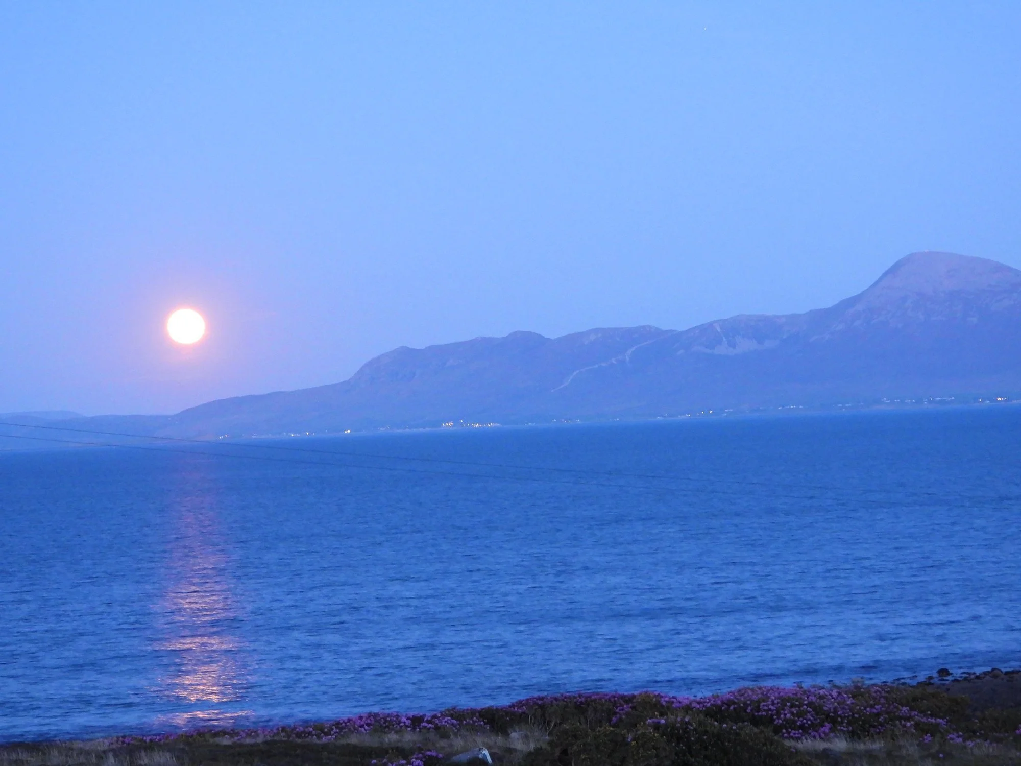 DSCN_0192 · Full moon rising over Clew Bay, Co. Mayo