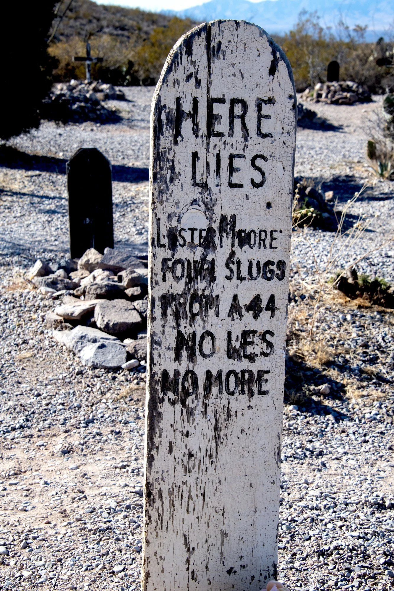 MAC_3098 · Here lies, Boothill Graveyard, Tombstone, Arizona