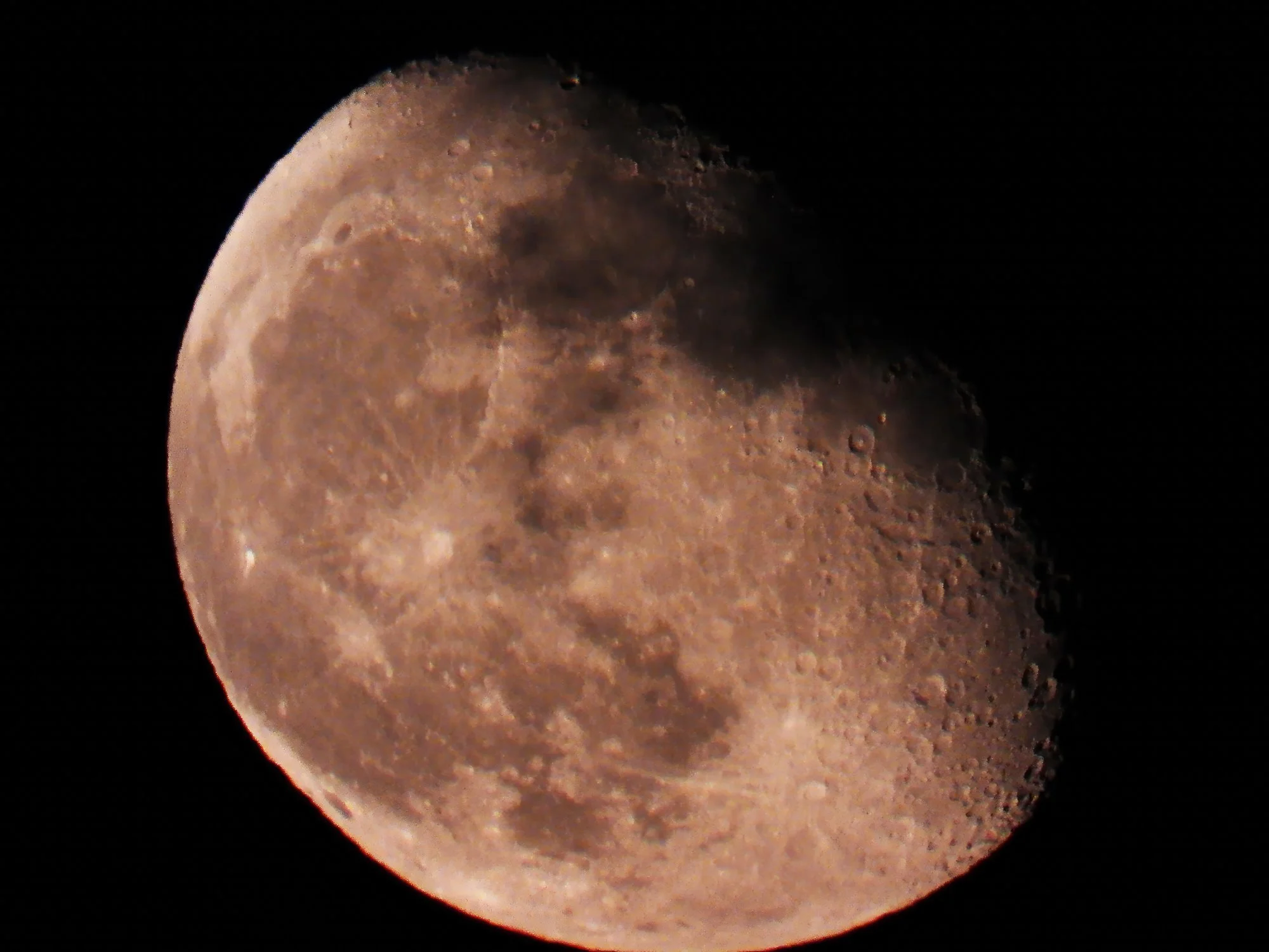 DSCN_0162 · Gibbous moon close-up, Florida