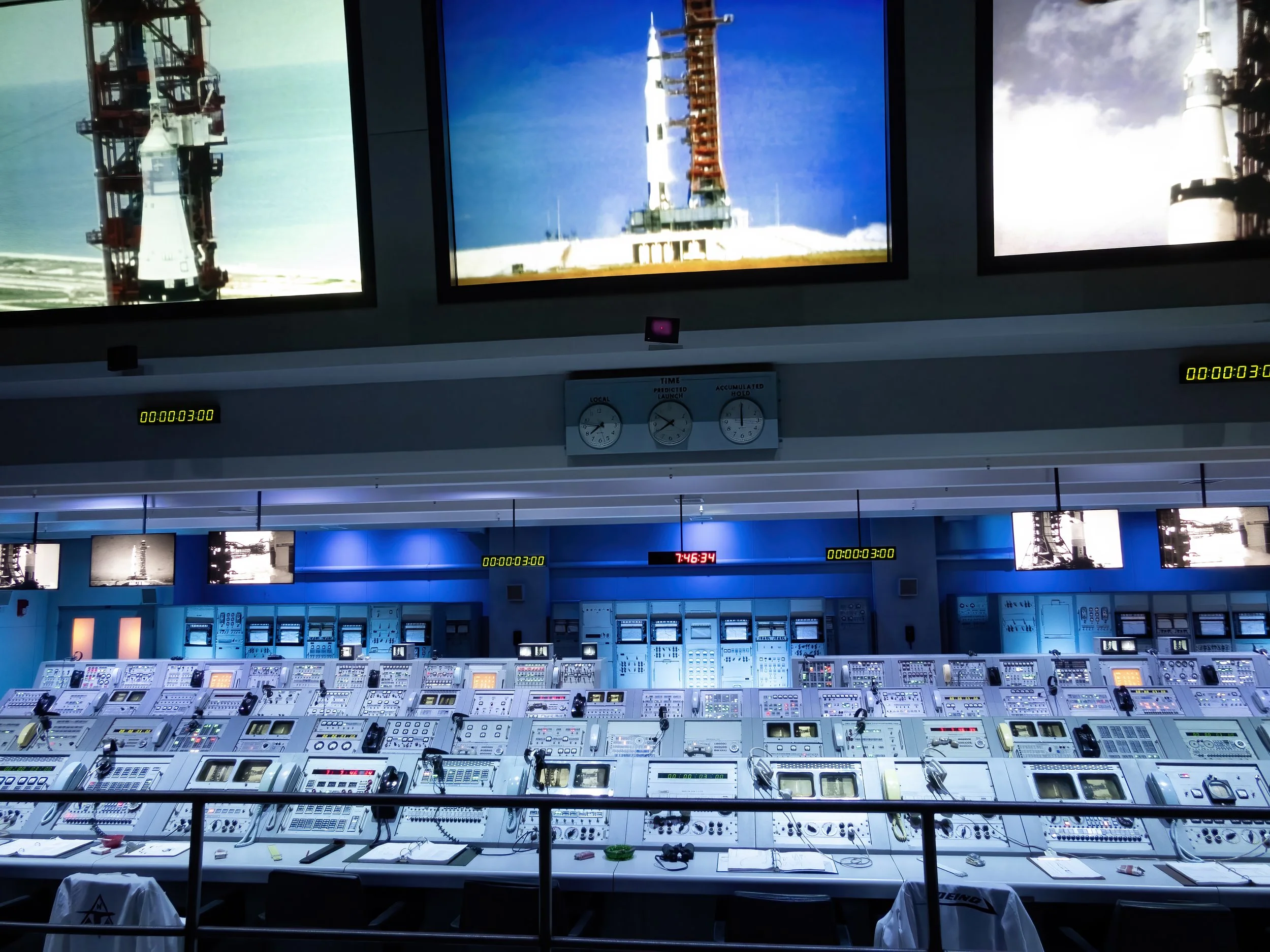 Original Apollo launch desk