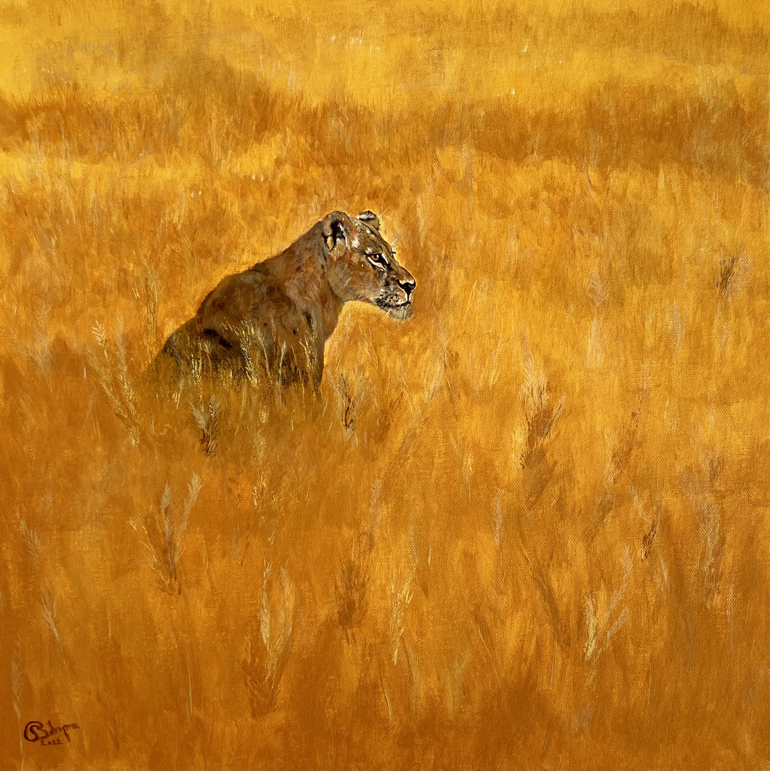 'Golden Pause' Giclée Print