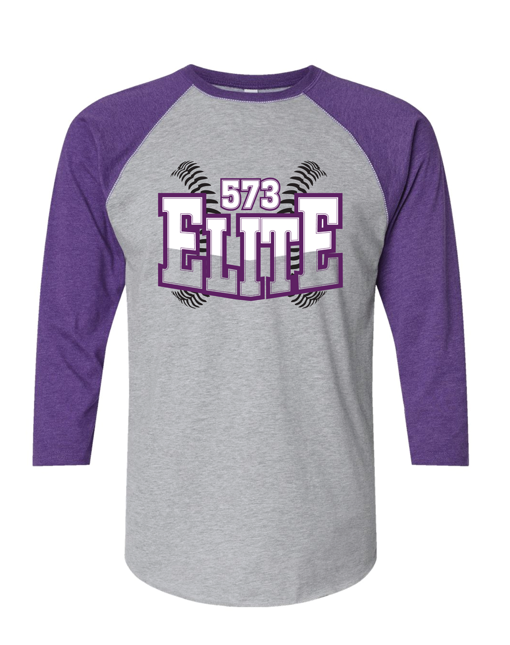 573 LAT Baseball Fine Jersey Three-Quarter Sleeve Tee
