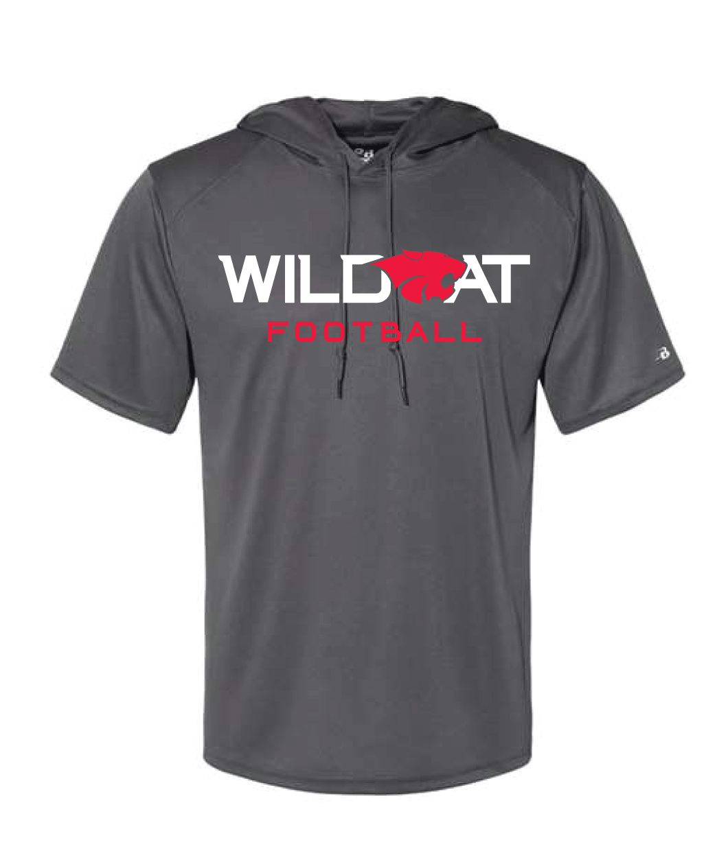 WFC WILDCAT CHARCOAL BADGER HOODED COLLECTION