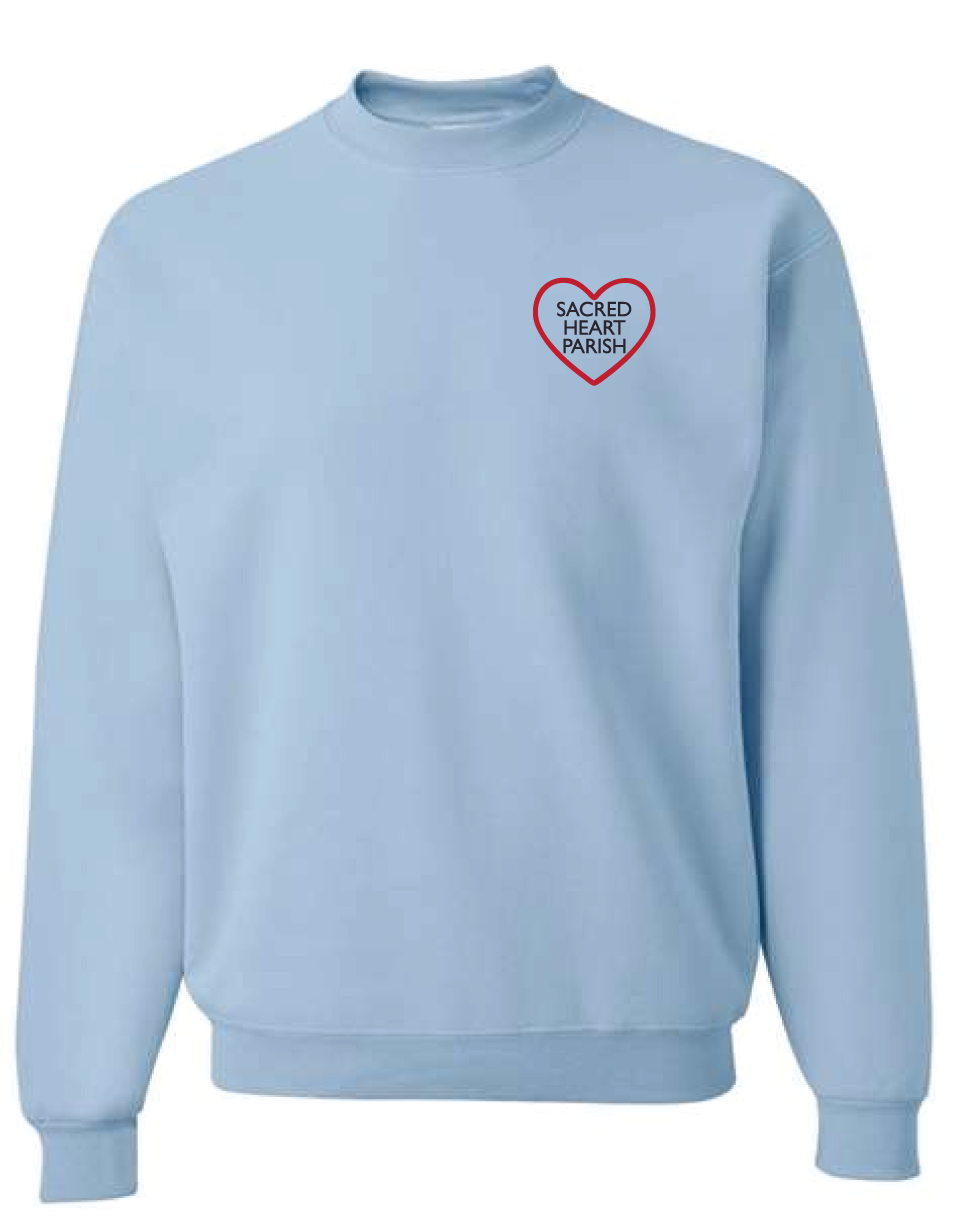 SH Heart Embroidery - Light Blue