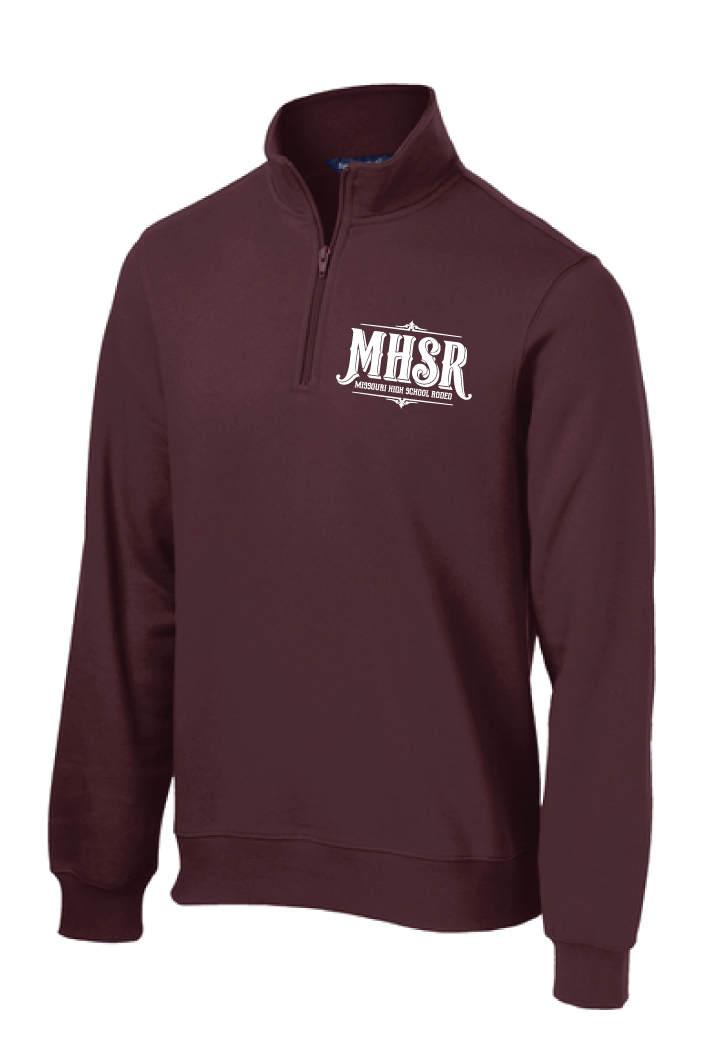 MHSR Sport Tek Quarterzip - Maroon
