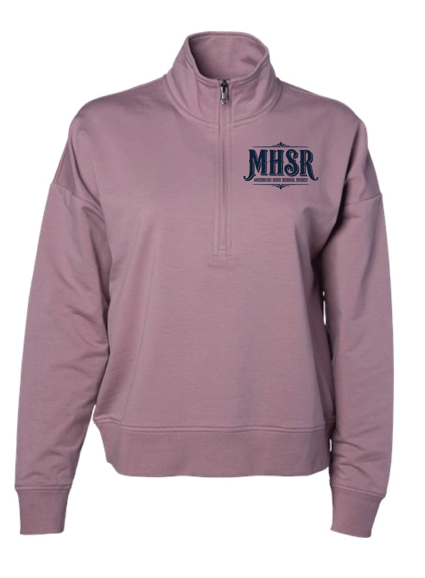 MHSR Women's Perform Quarter-Zip Pullover - Orchid