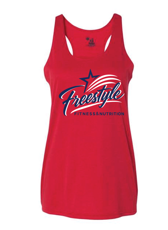 FFN Badger Women's B-Core Racerback Tank Top - Patriotic