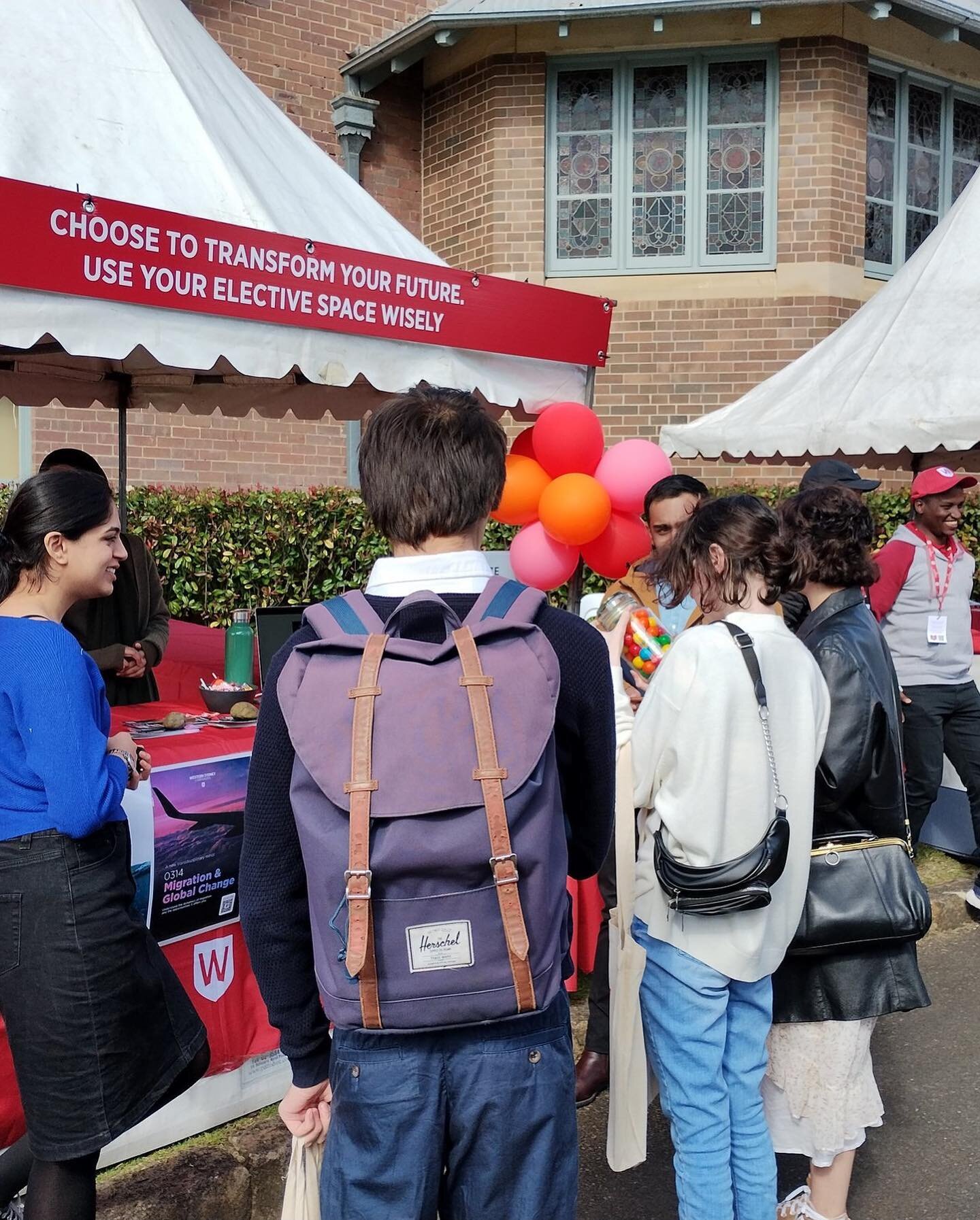 Throwback to @westernsydneyu Open Day &lsquo;22!  Here&rsquo;s to a day of great conversations and great fun!