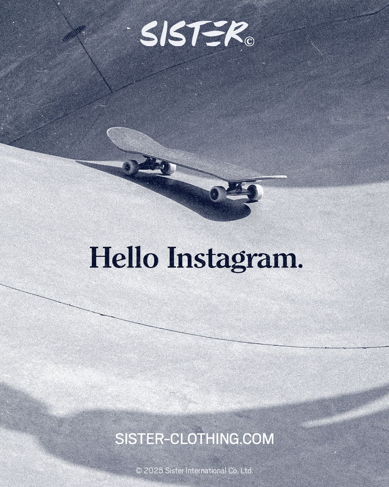 We are Sister. Your new favourite brand!
Clothing and accessories for girls that skateboard. Or anyone who wants to wear them! Launching Summer &lsquo;25. Sign up on our website ☝🏻 to get an exclusive early-bird 20% discount code. 
Get On Board. 

L
