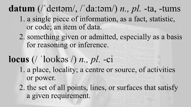 DatumLocus definition