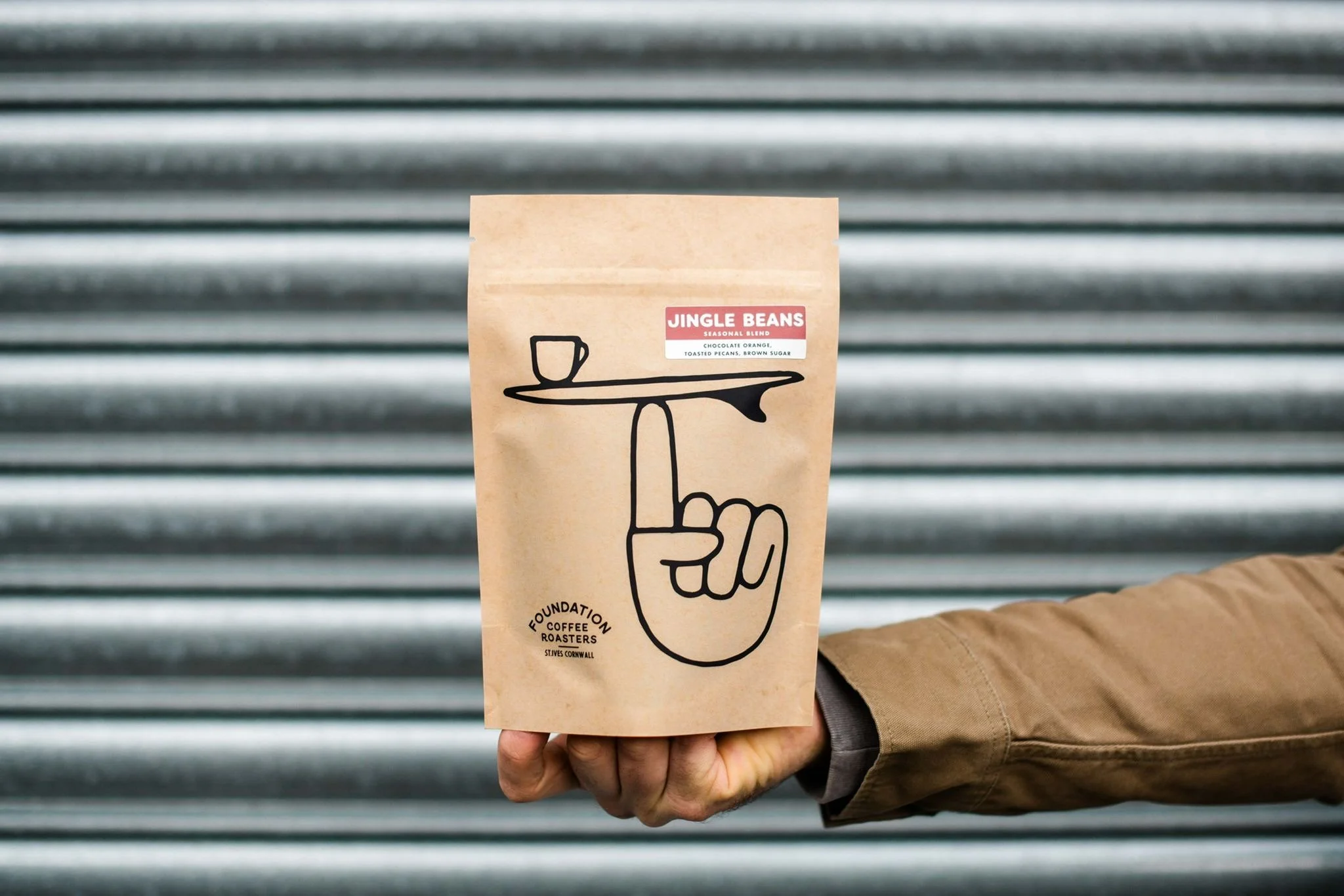 Jingle Beans Christmas Blend Mexican Ethiopian Colombian Foundation Coffee Roasters St Ives Cornwall