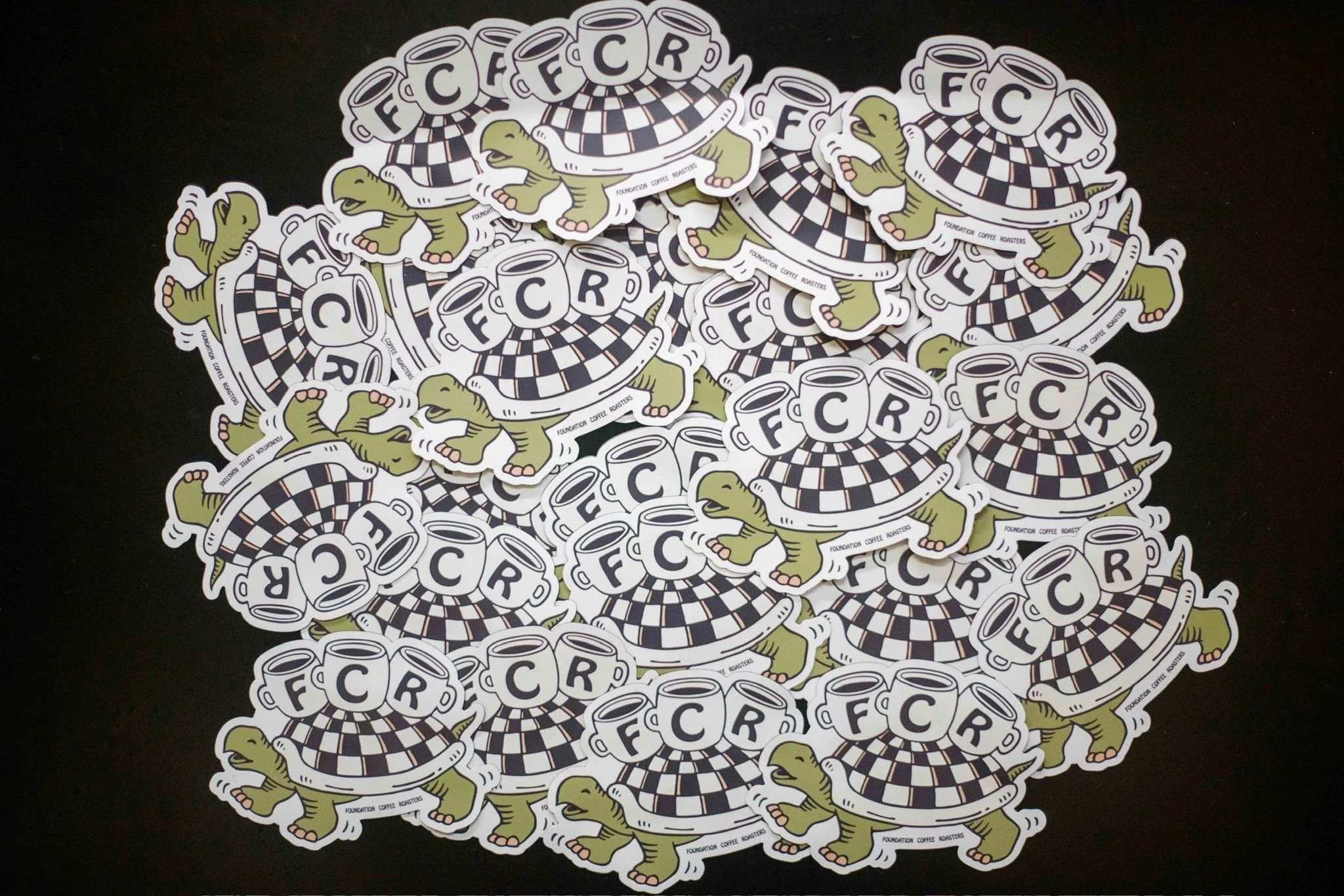 Foundation Coffee Roasters Trevor Turtle Fridge Magnet Merch St Ives Cornwall