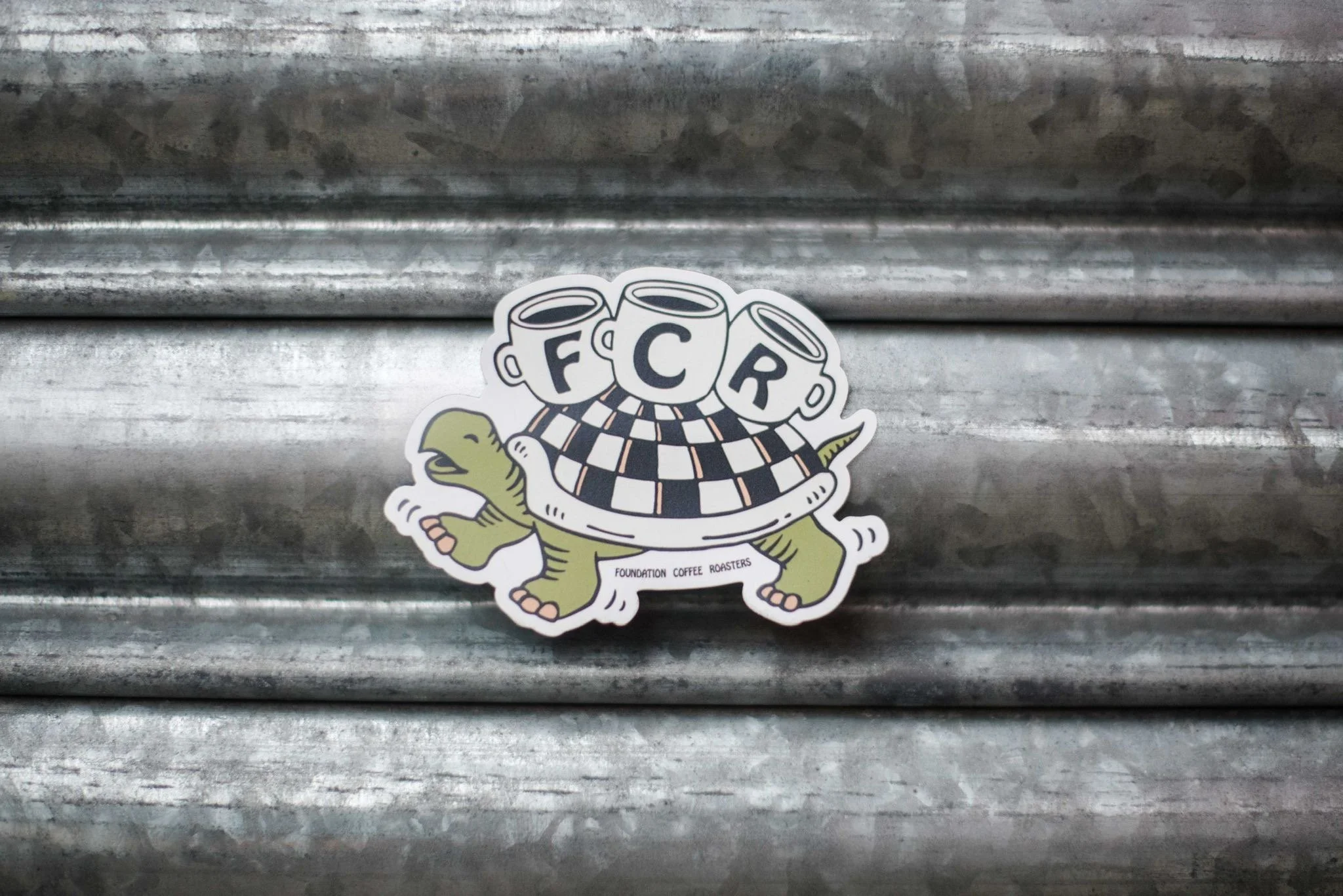 Foundation Coffee Roasters Trevor Turtle Fridge Magnet Merch St Ives Cornwall