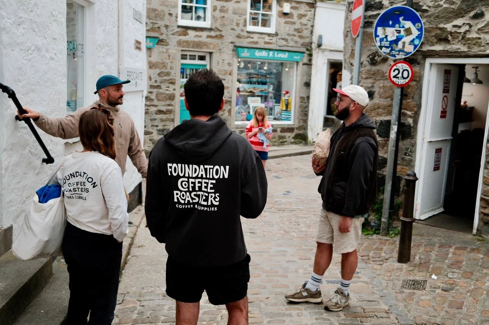 Foundation Coffee Roasters Merch St Ives Cornwall Supplies Hoody Black Unisex ASColour