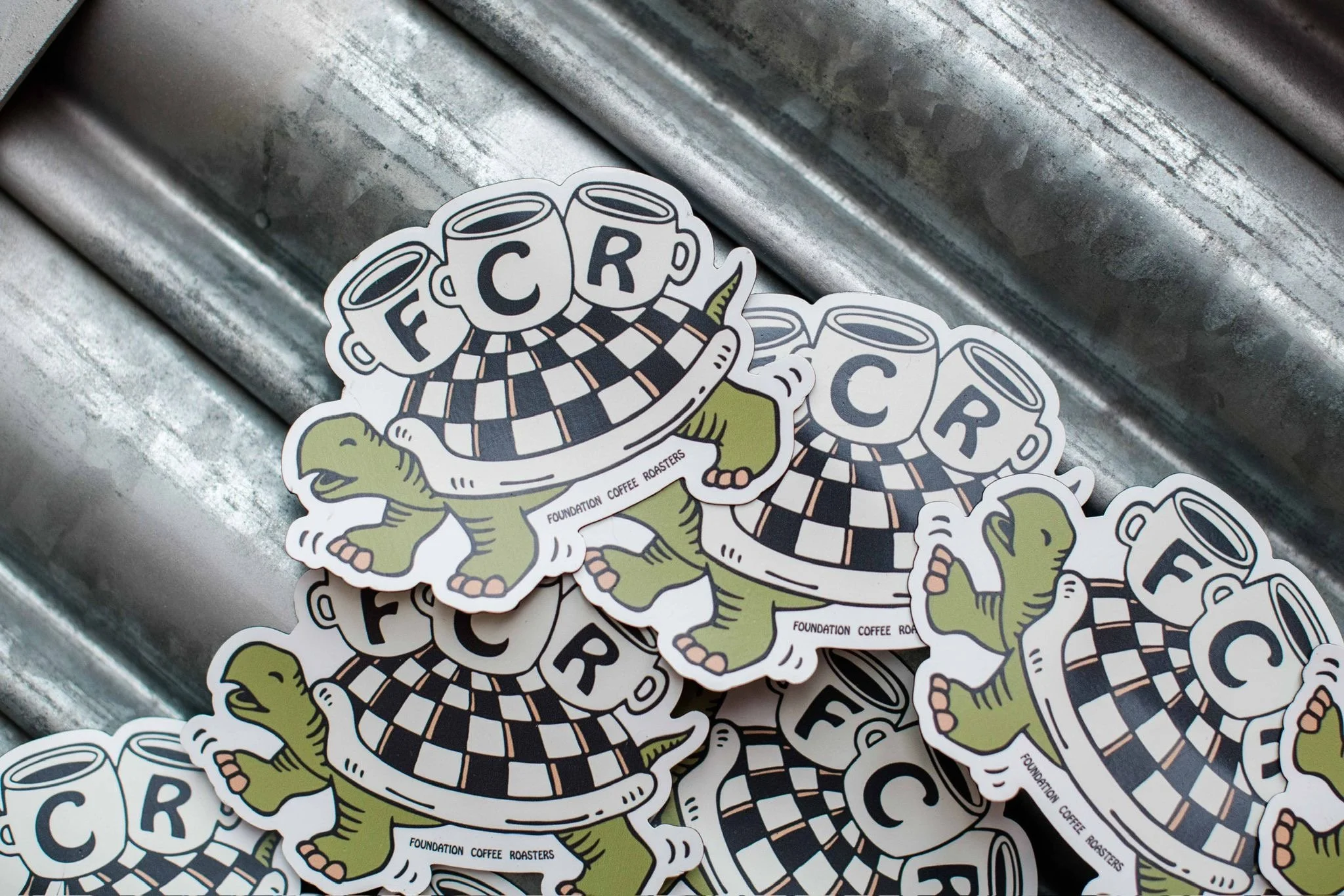 Foundation Coffee Roasters Trevor Turtle Fridge Magnet Merch St Ives Cornwall