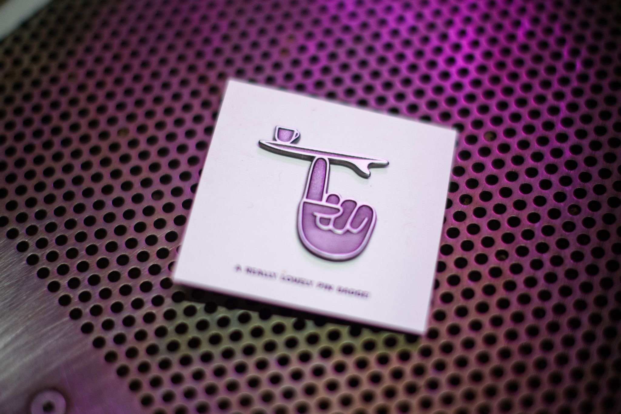 Foundation Coffee Roasters Balance Surf Culture Pin Badge Merch St Ives Cornwall