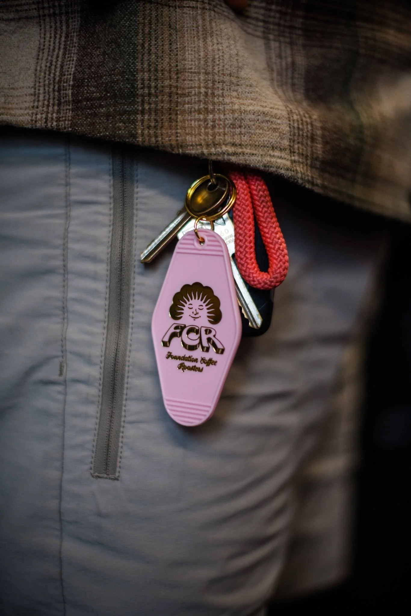 Foundation Coffee Roasters Sun Head Motel Hotel Keyring Merch St Ives Cornwall