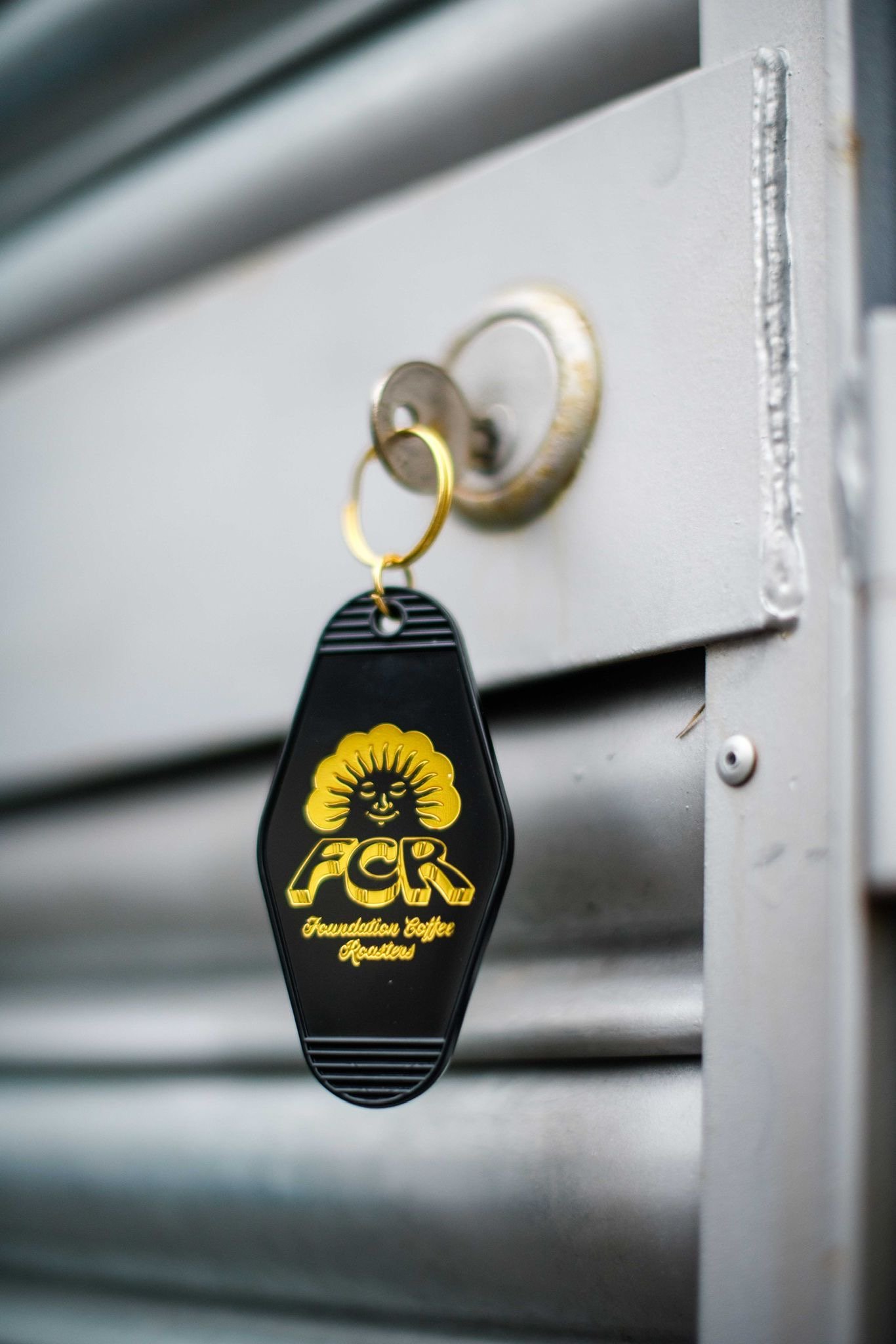 Foundation Coffee Roasters Sun Head Motel Hotel Keyring Merch St Ives Cornwall