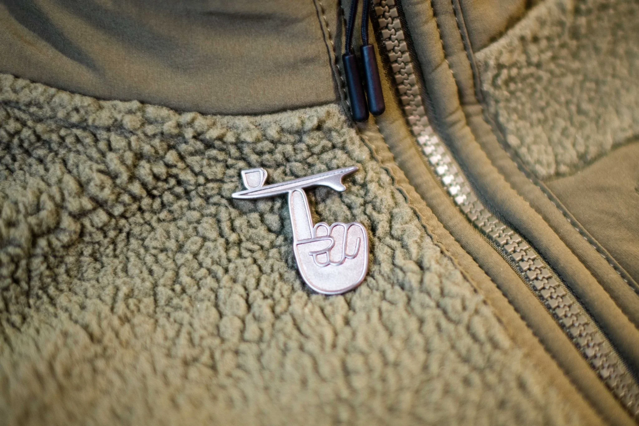 Foundation Coffee Roasters Balance Surf Culture Pin Badge Merch St Ives Cornwall