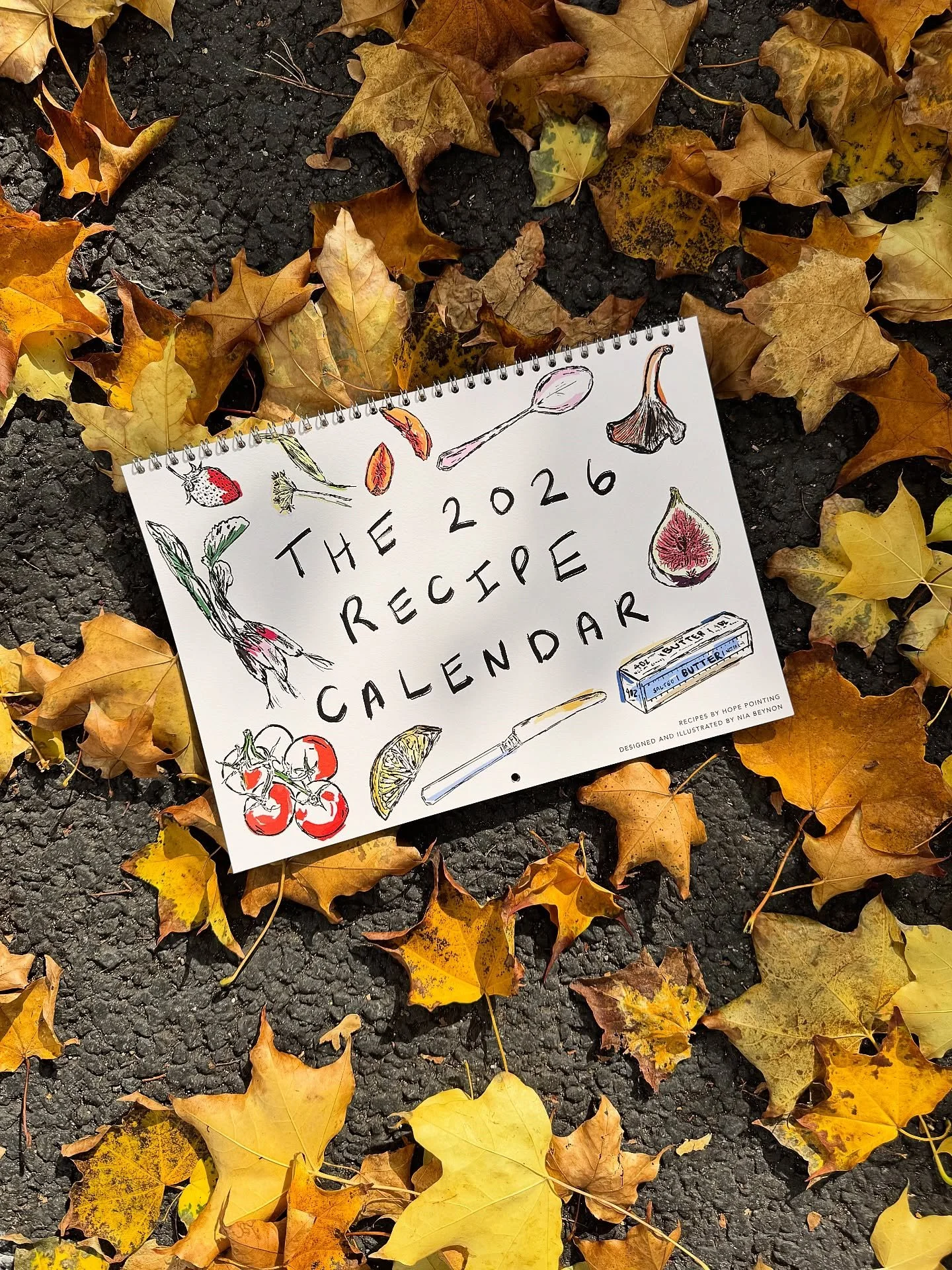 Our 2026 Recipe Calendar is here!!! ❤️❤️❤️

This calendar brings two passions into one beautiful creation @hopepointingfood nourishing, seasonal recipes and my hand-drawn foodie artwork to sit along side. Each month blends inspiring dishes with whims