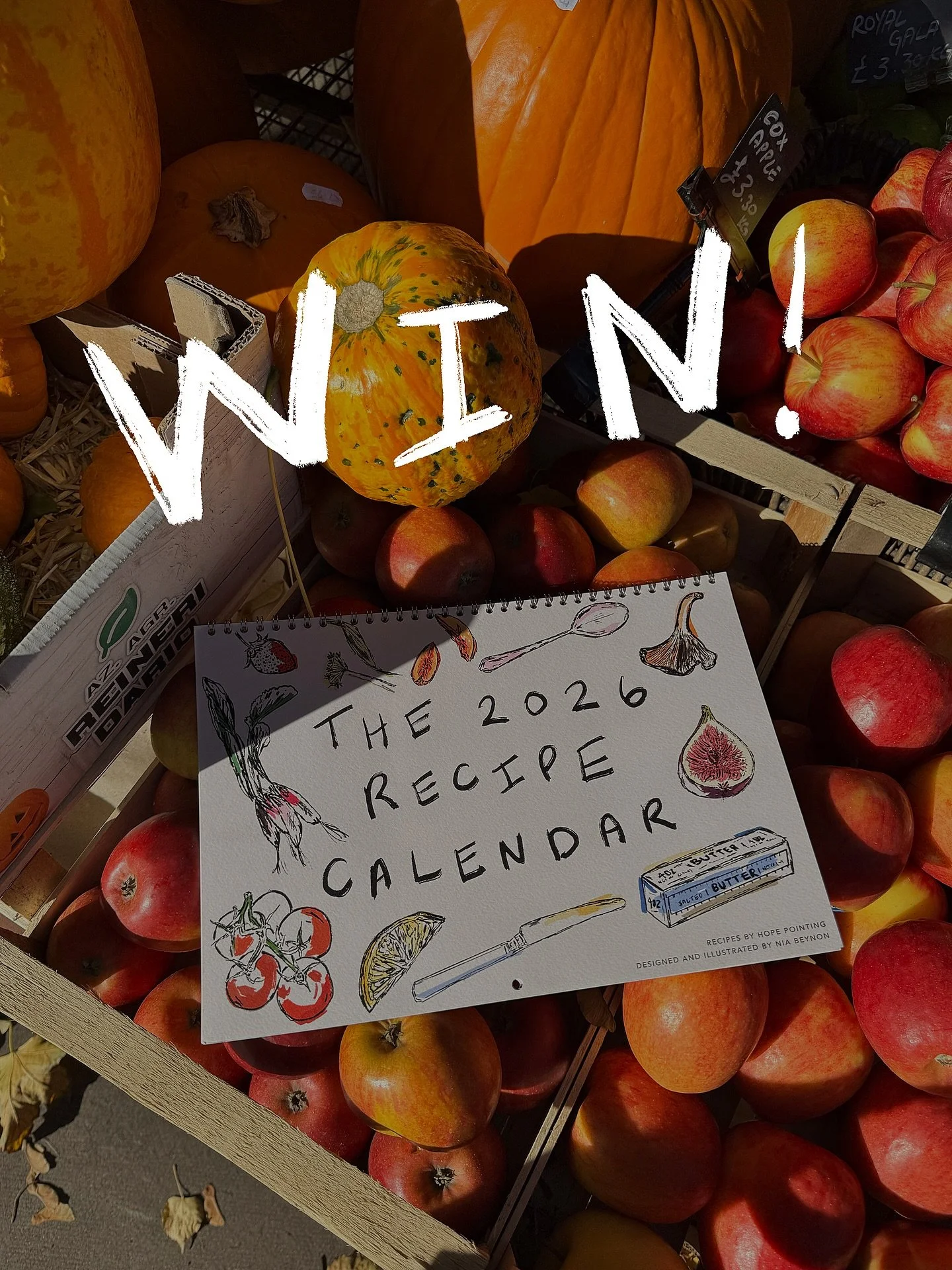 A Halloween special 🎃❤️ 
To celebrate the launch of the 2026 Recipe Calendars….
YOU COULD WIN A 2 RECIPE CALENDARS, PRINTS AND MAYBE EVEN YOUR FAVOURITE RECIPE DELIVERED TO YOUR DOOR.…
To enter: 
• Follow @niabeynon & @hopep