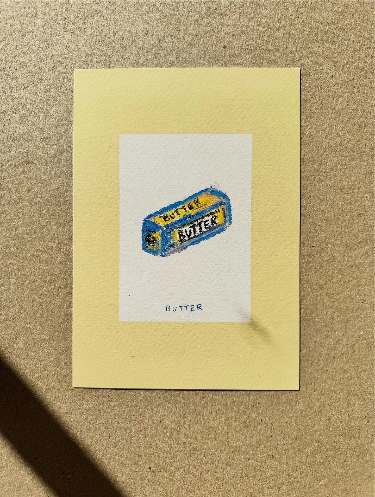 @saladdaysmarketlondon market prep in full force 🧈🥐🍴

I&rsquo;m super excited to be bringing my recent oil pastel prints to my next Salad Days Market in @batterseapwrstn on Saturday 4th April for Easter weekend ❤️❤️❤️ Expect new oil pastel postcar