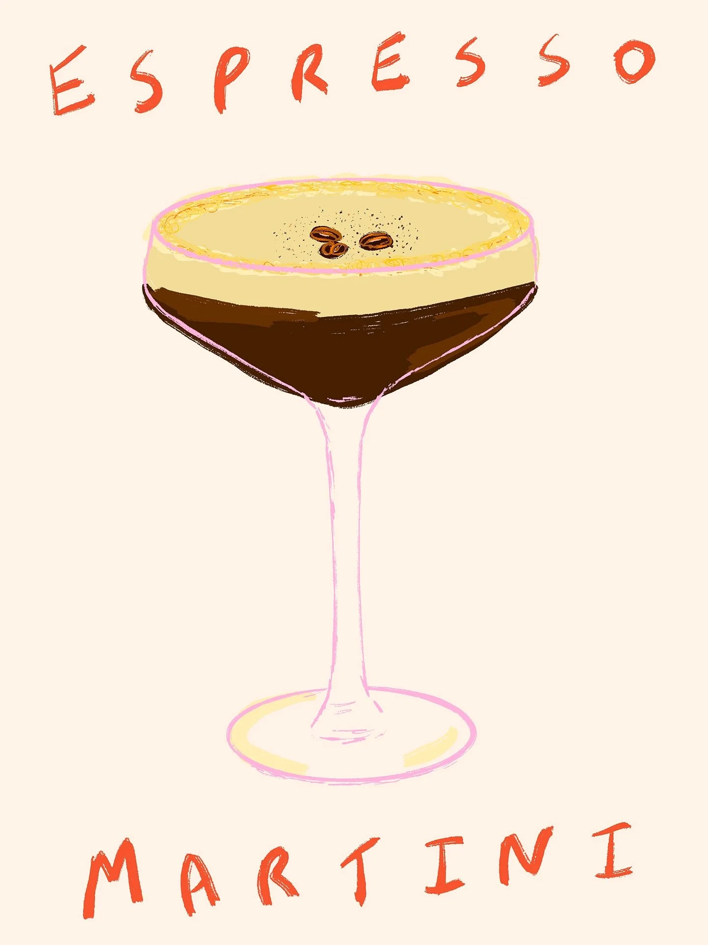 Cocktail card newness loading ❤️❤️❤️❤️🍊

Espresso martini or Aperol spritz?! 🍊💓 These designs and other cute cocktail prints are available to buy through @eastendprints and they will be available to purchase in all sizes for art prints and greetin