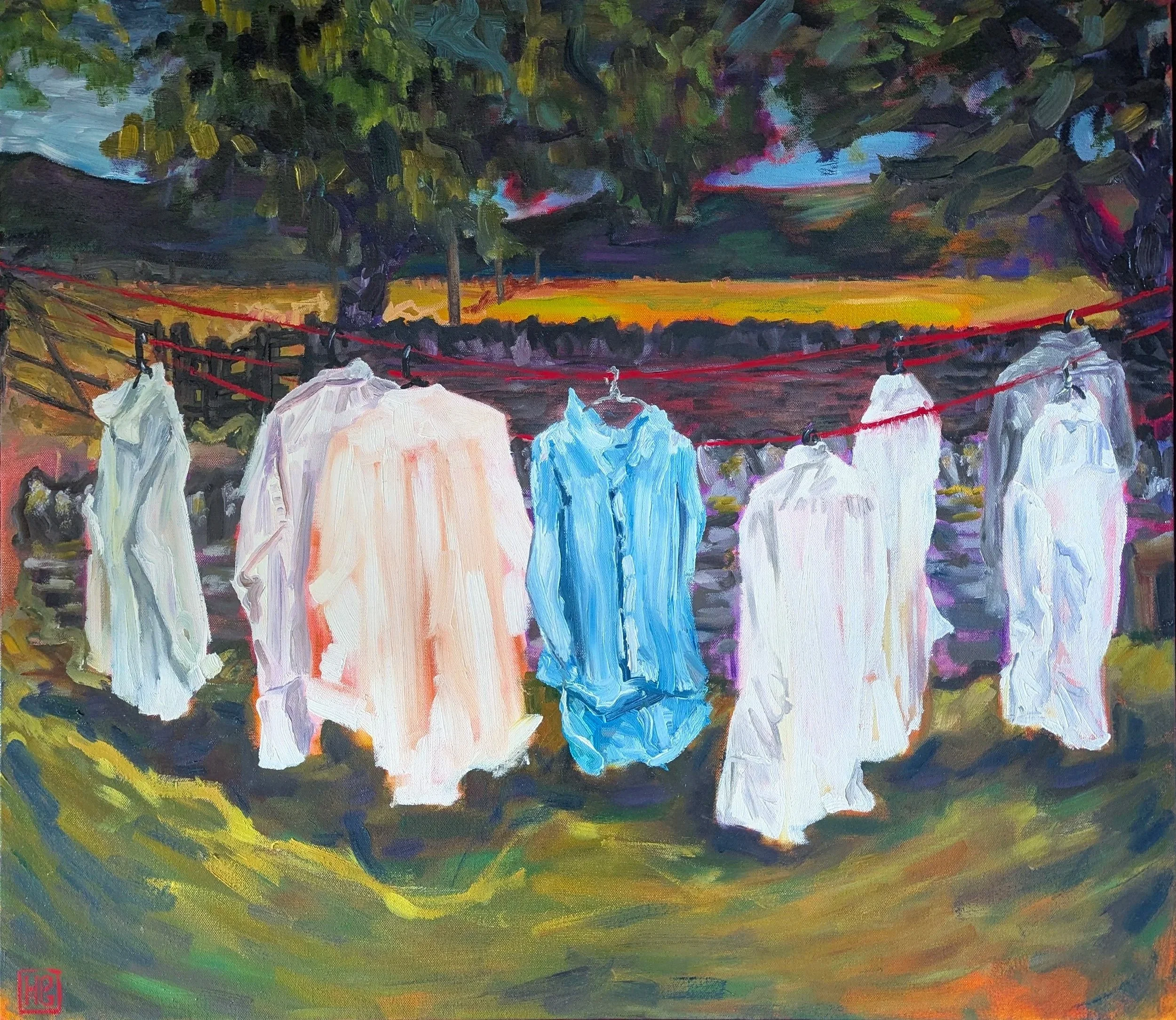 The Wedding at Luss
80 x 70cm