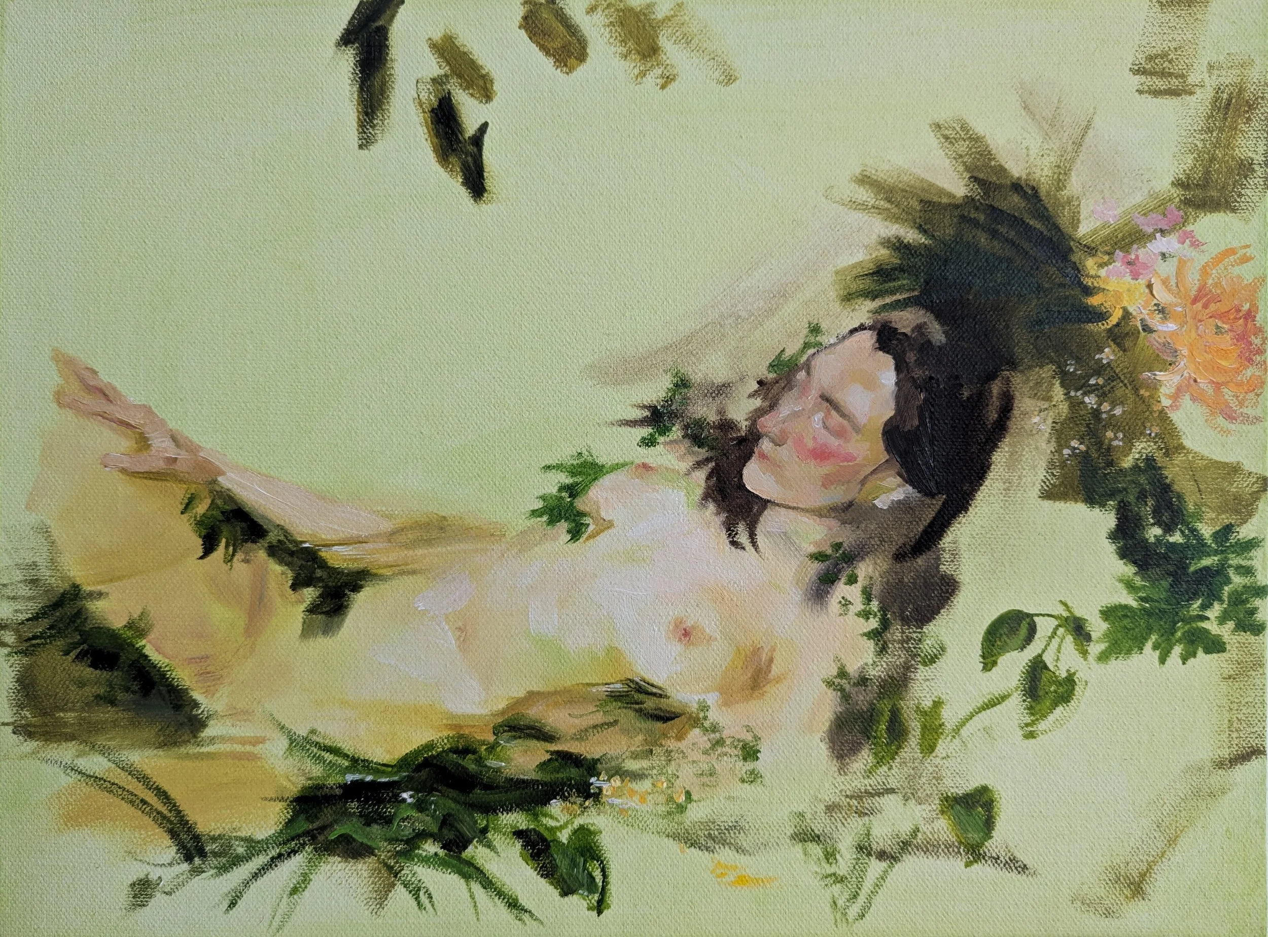 Eternally in the Bath
40 x 30cm (sold)
